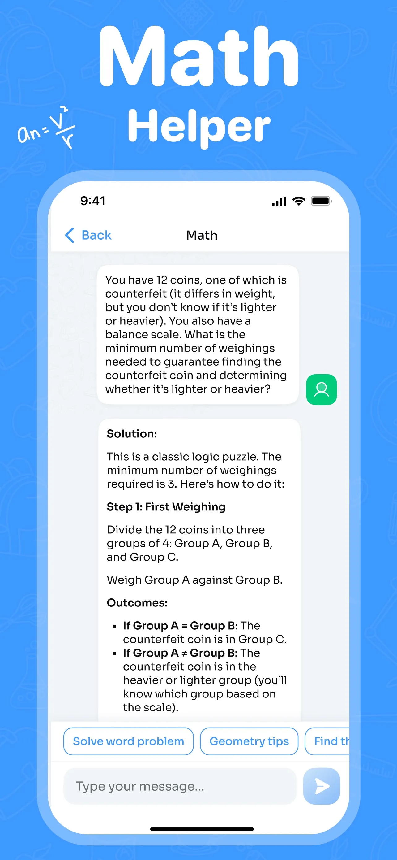 Math Question AI Homework Help iphone screenshot 3