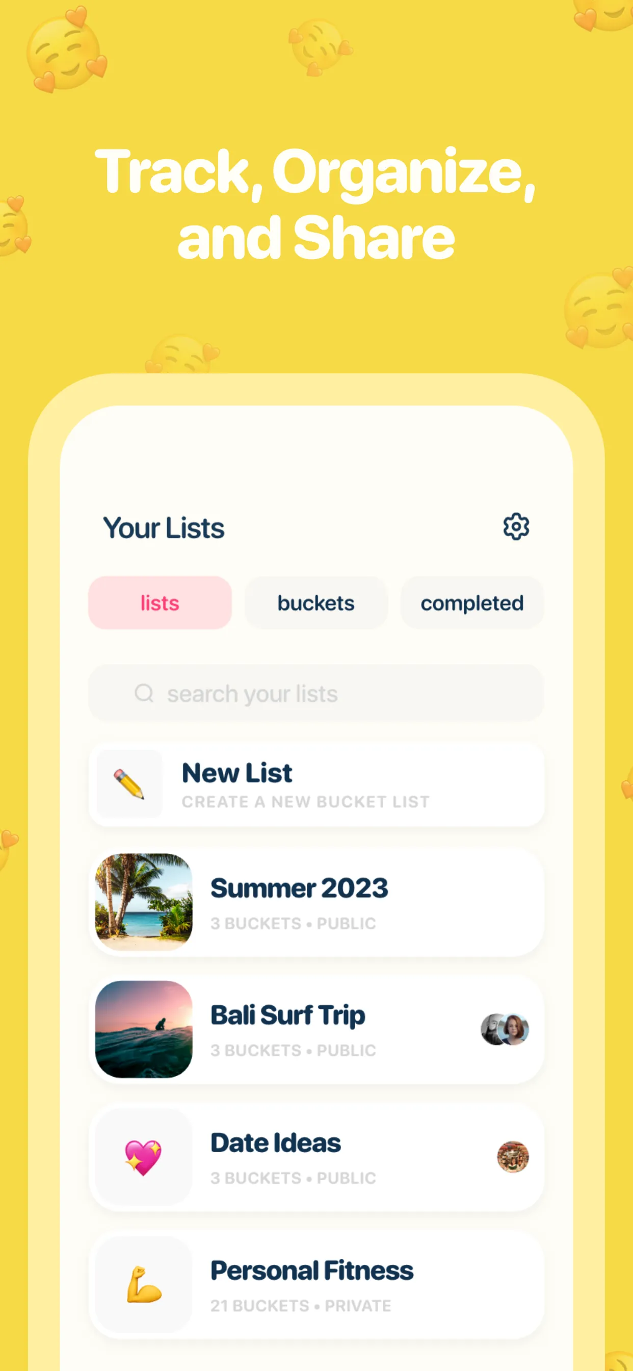 Bucket List - The Bucket App iphone screenshot 3