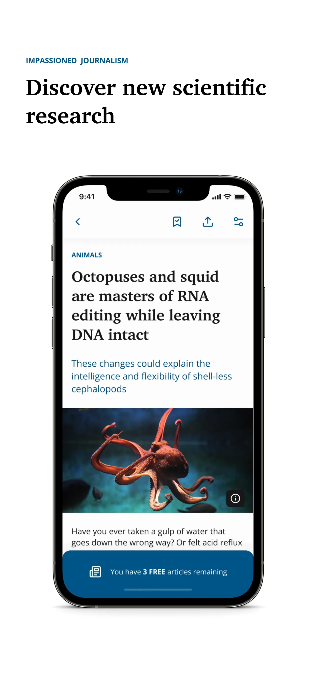 Science News Magazine iphone screenshot 4