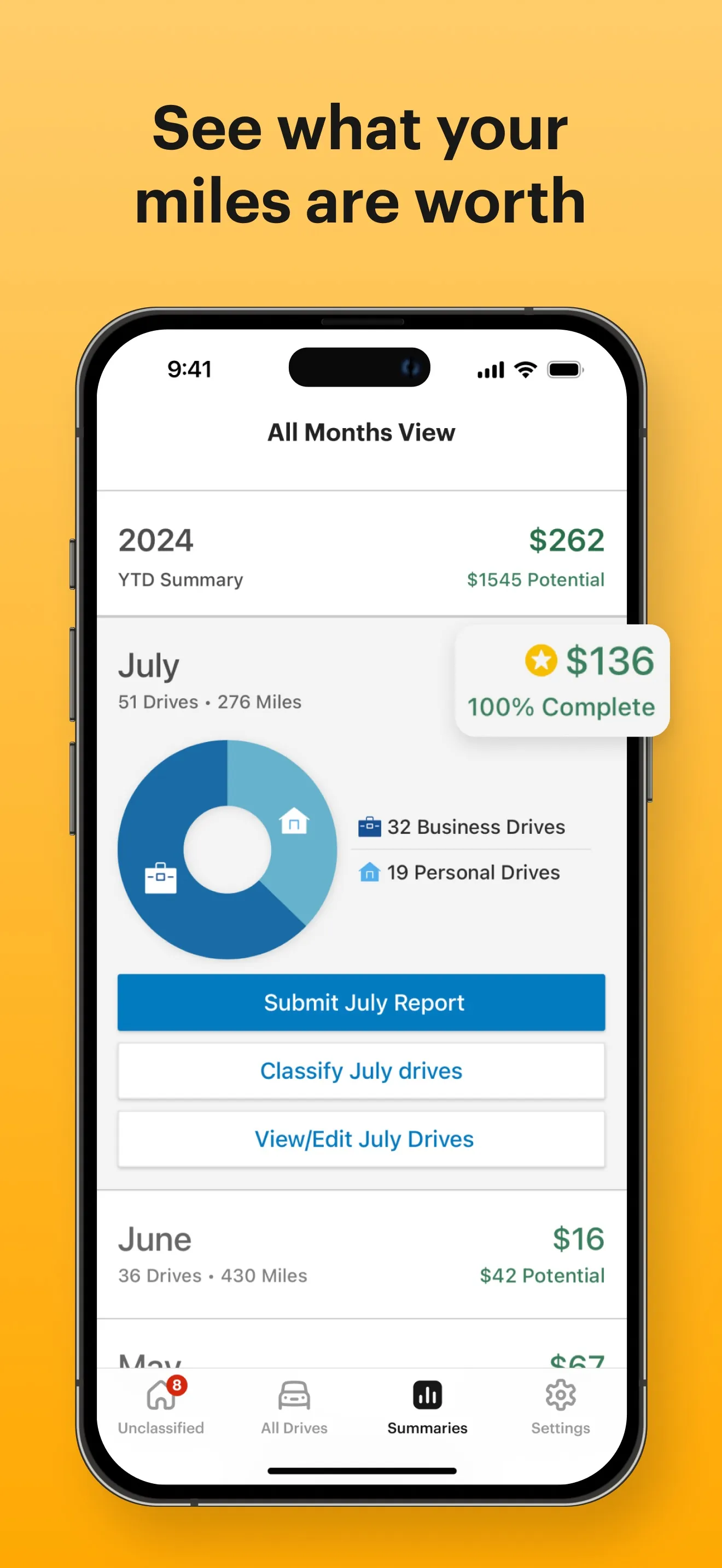 MileIQ: Mileage Tracker & Log iphone screenshot 4