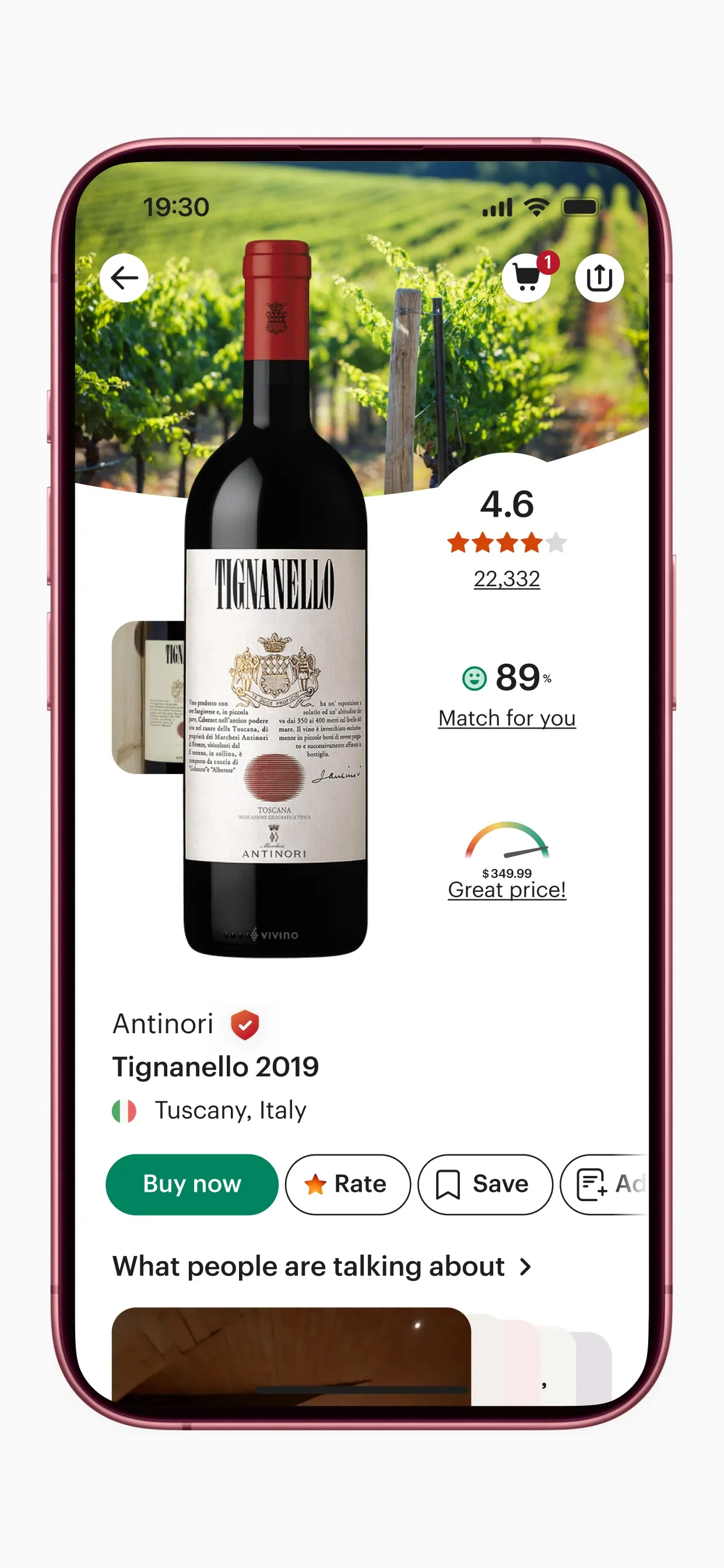 Vivino: Buy the Right Wine iphone screenshot 1