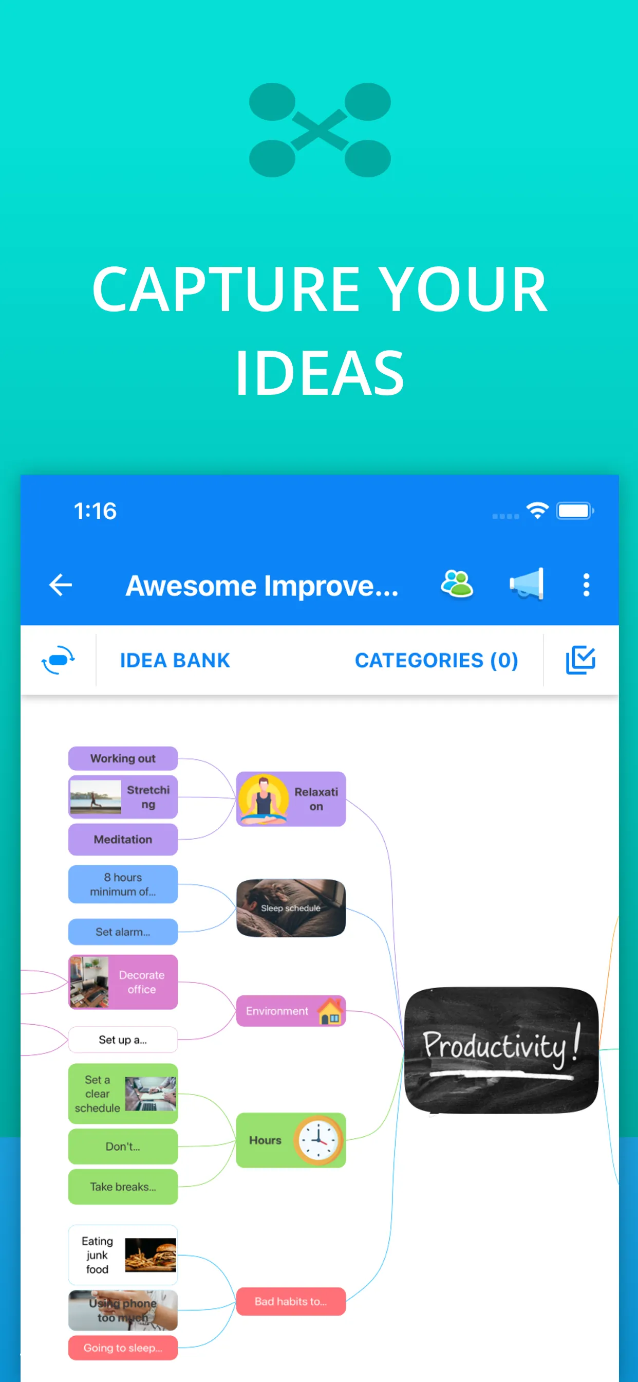 Ayoa - Mind Mapping iphone screenshot 2