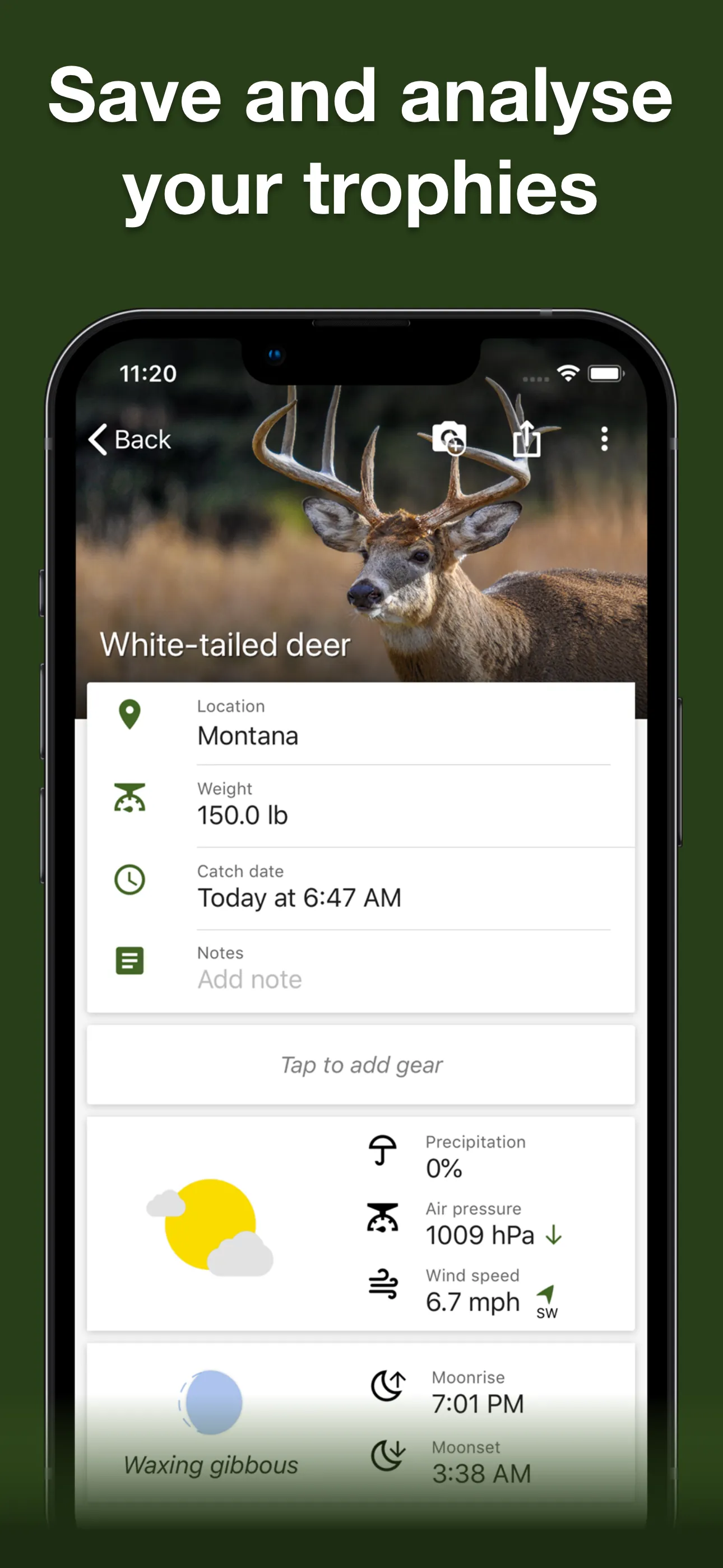 Hunting Points: Deer Hunt App iphone screenshot 2