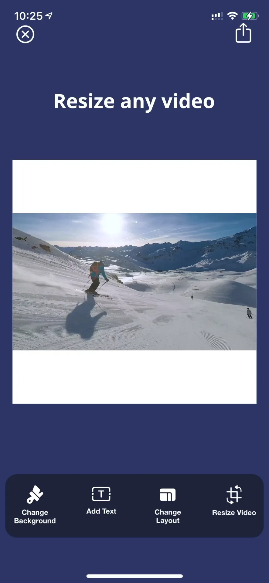 Video Resizer Subtitles Maker iphone screenshot 1