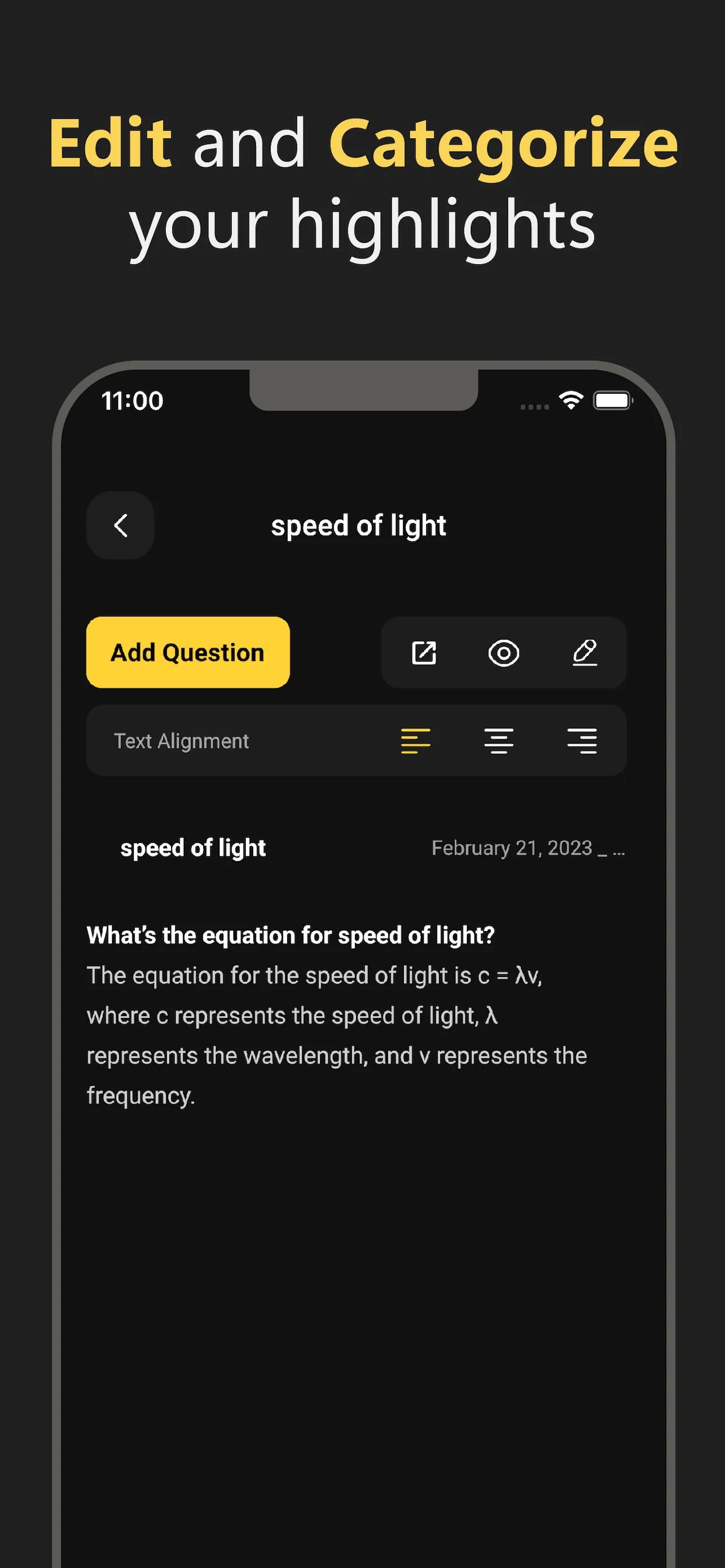 Highlighter & flash card maker iphone screenshot 2