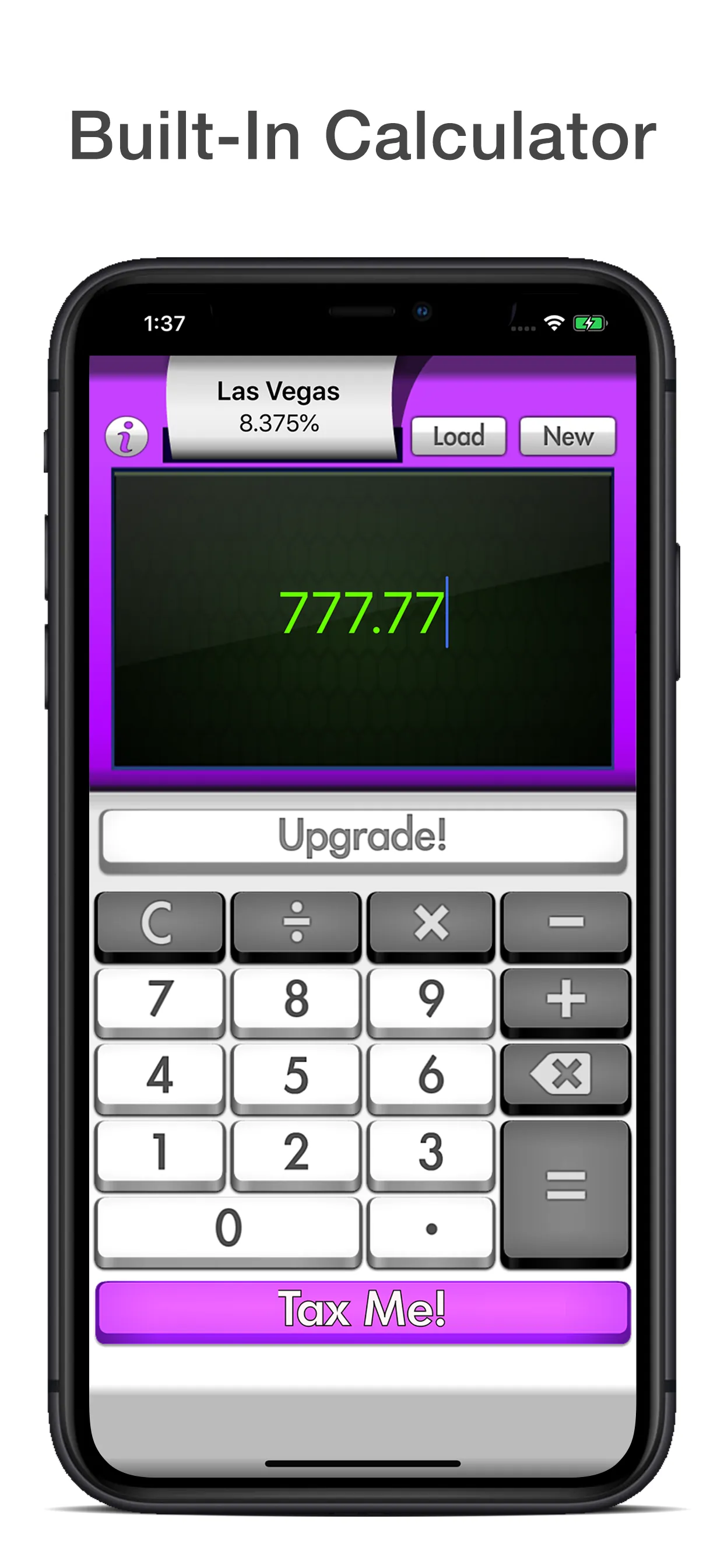 Sales Tax Calculator - Tax Me iphone screenshot 2