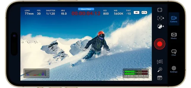 Blackmagic Camera iphone screenshot 1