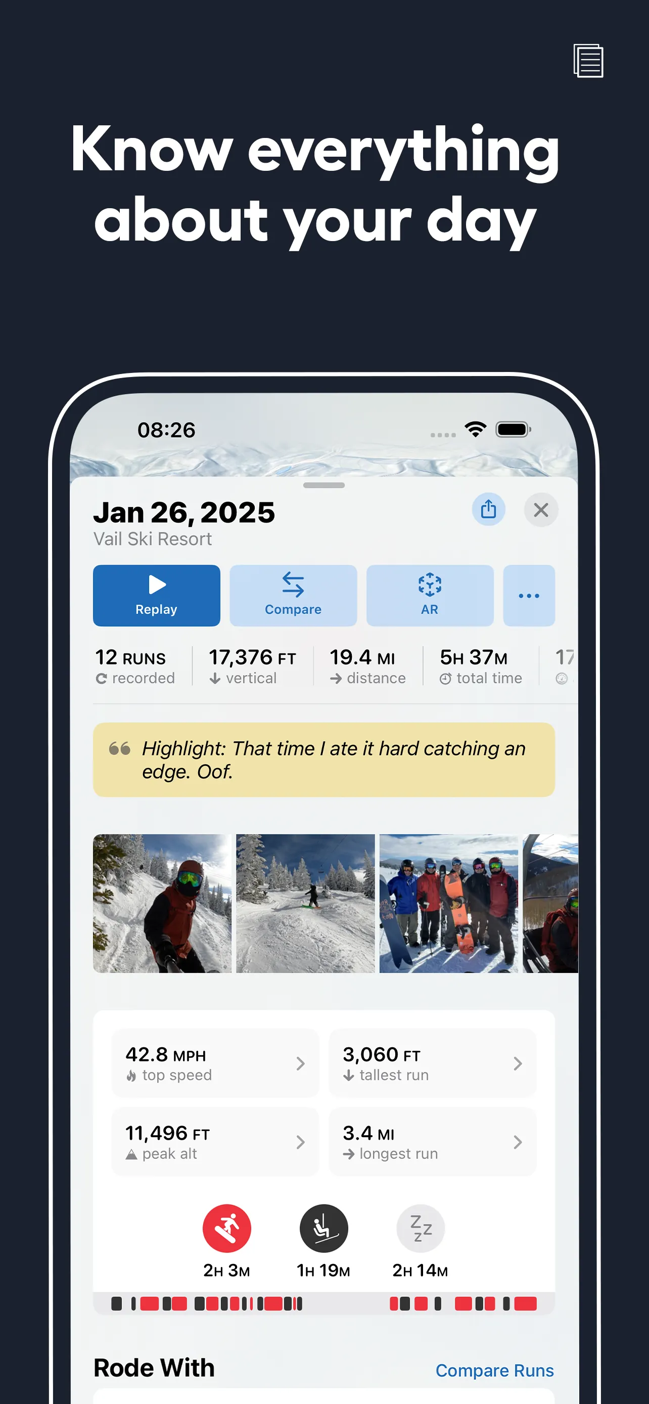 Slopes: Ski & Snowboard iphone screenshot 4