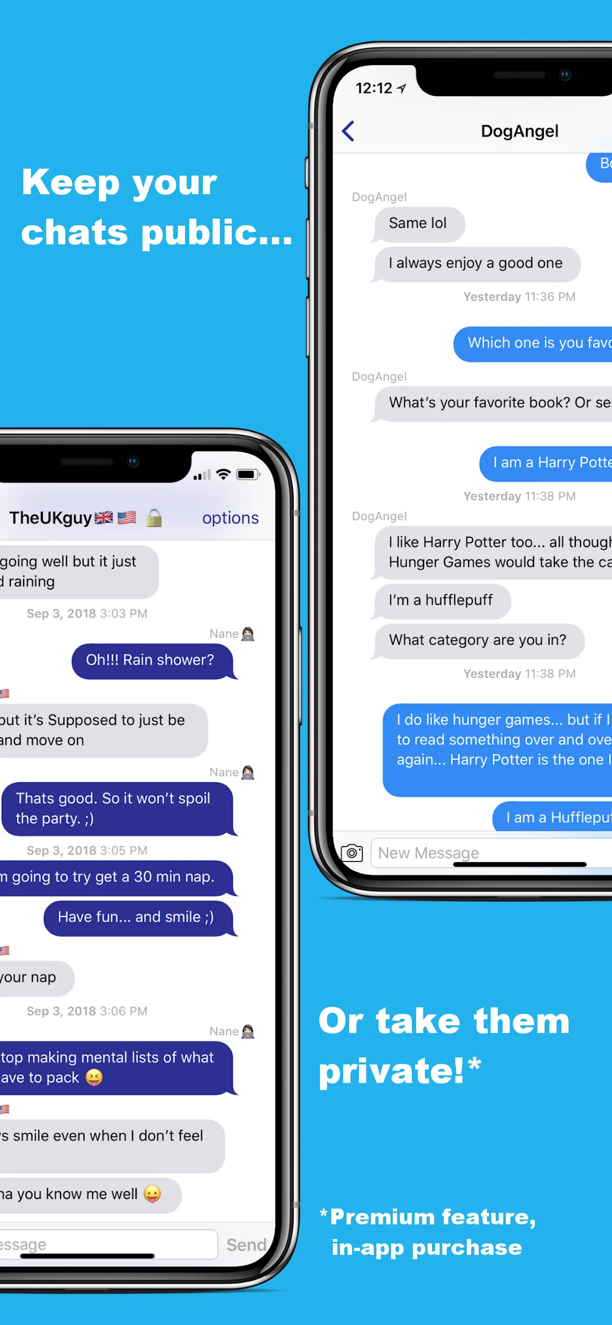 Bored Chat-chat with strangers iphone screenshot 4