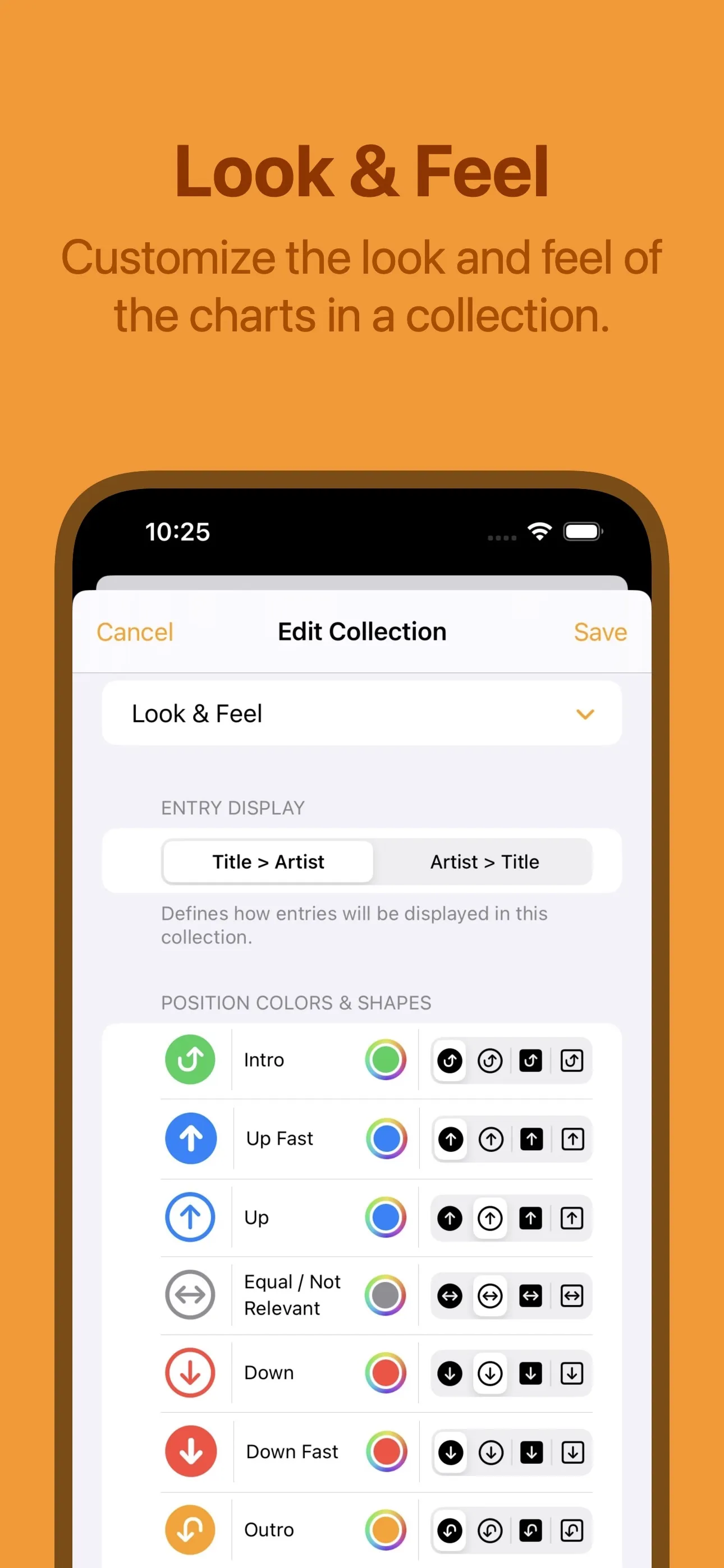 Chart Your Music iphone screenshot 6