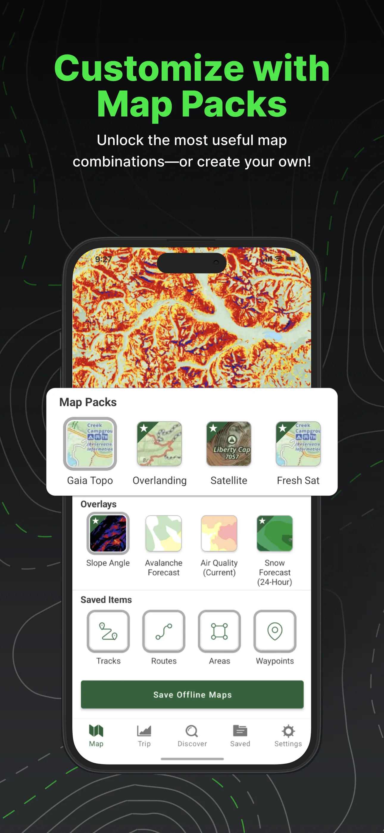 Gaia GPS: Mobile Trail Maps iphone screenshot 9