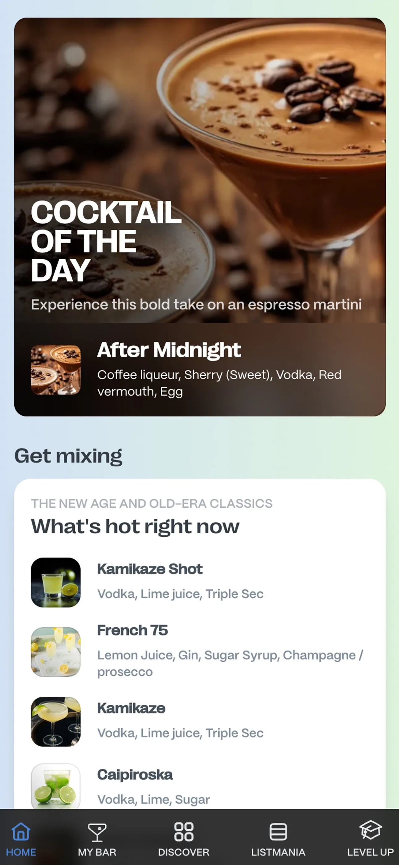 Make Me A Cocktail iphone screenshot 1