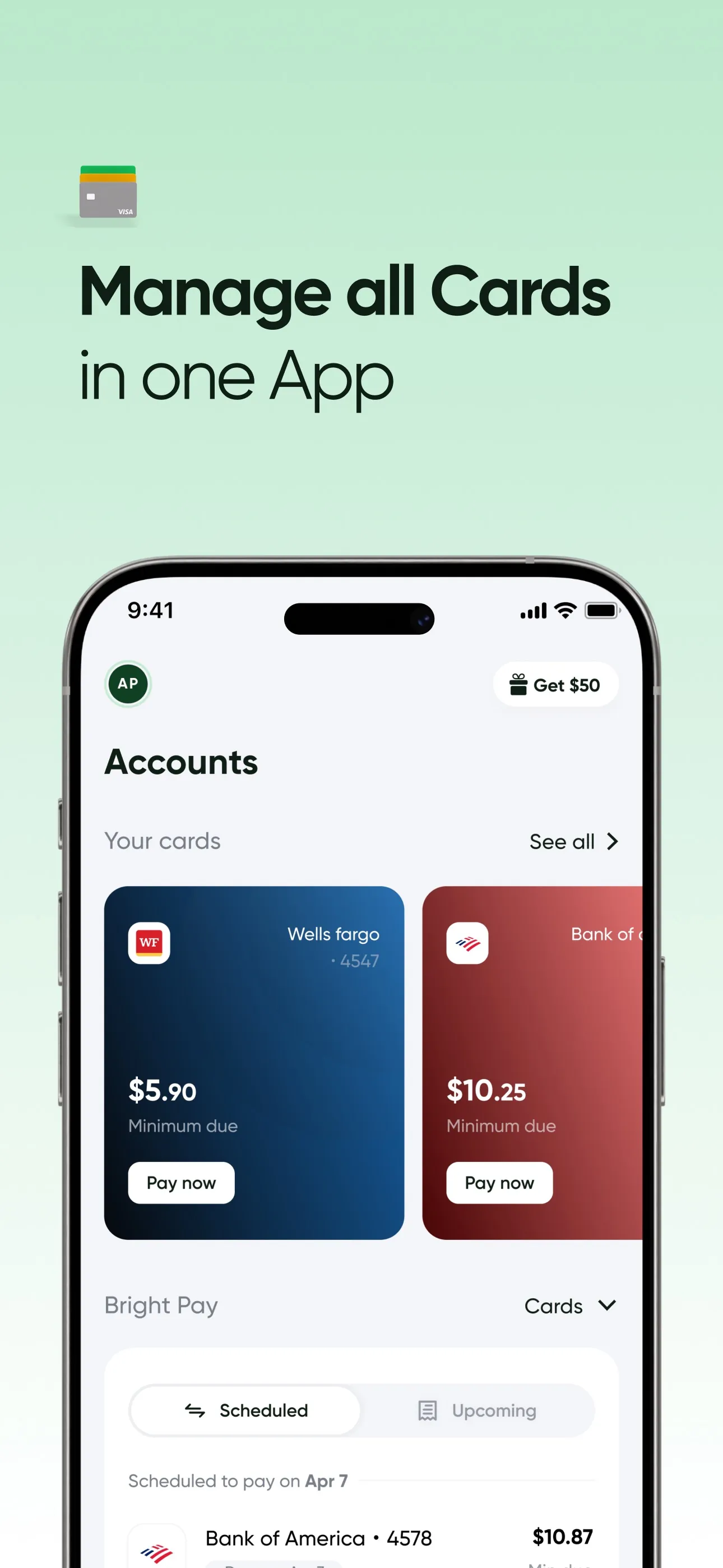 Bright - AI Debt Manager iphone screenshot 6