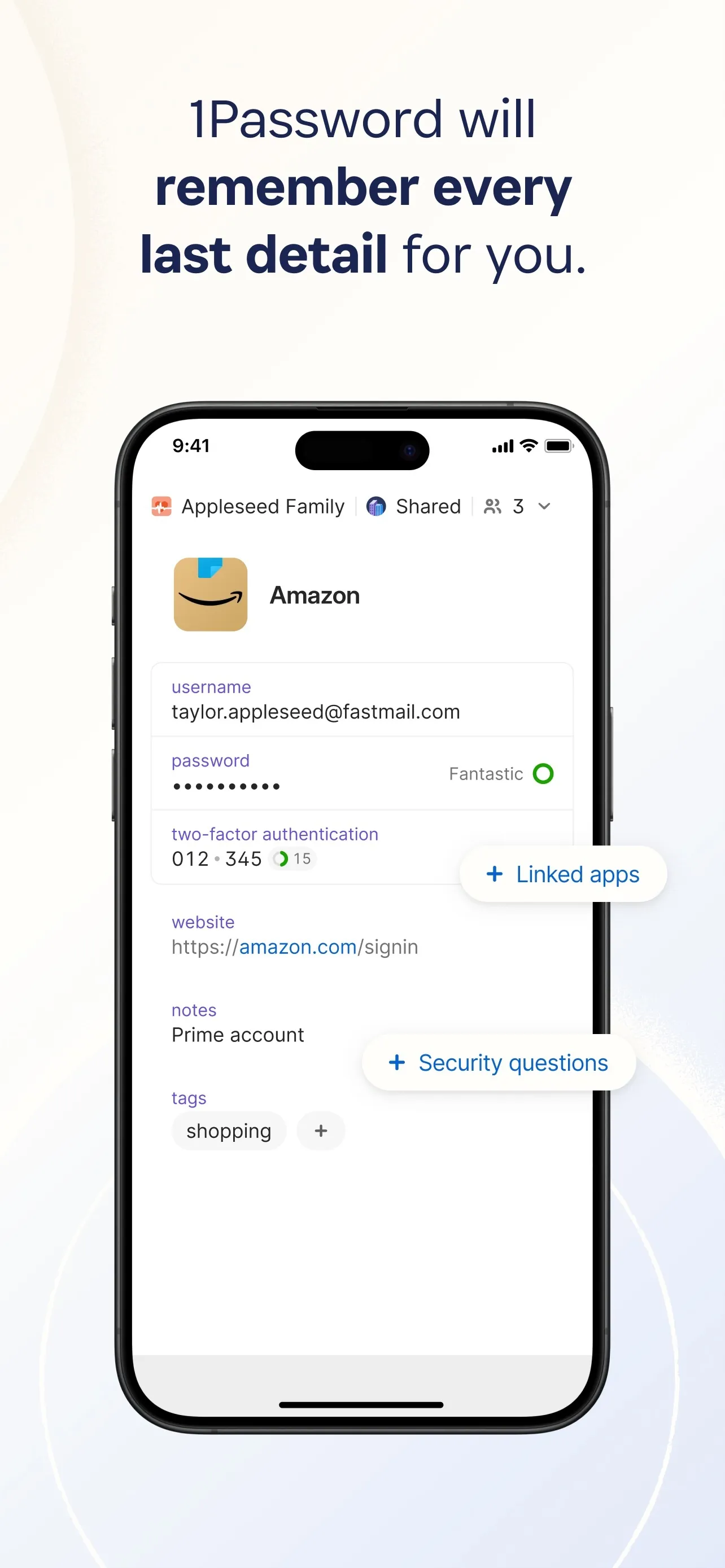 1Password: Password Manager iphone screenshot 2