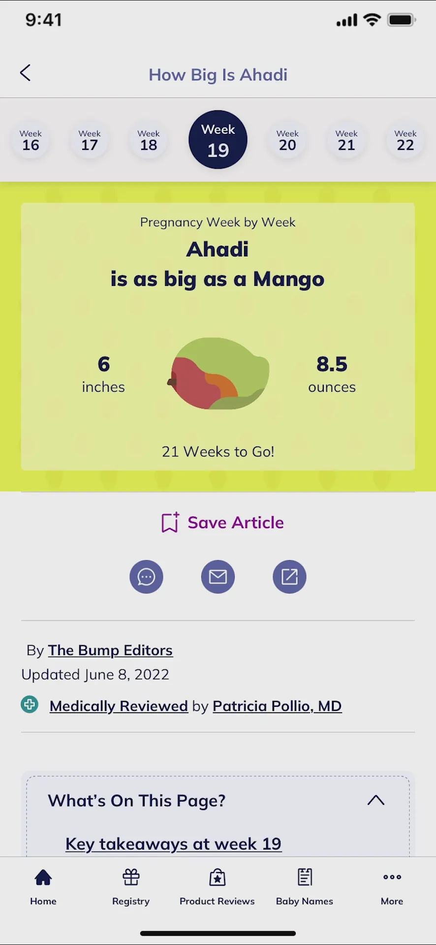 Pregnancy & Baby App: The Bump iphone screenshot 1