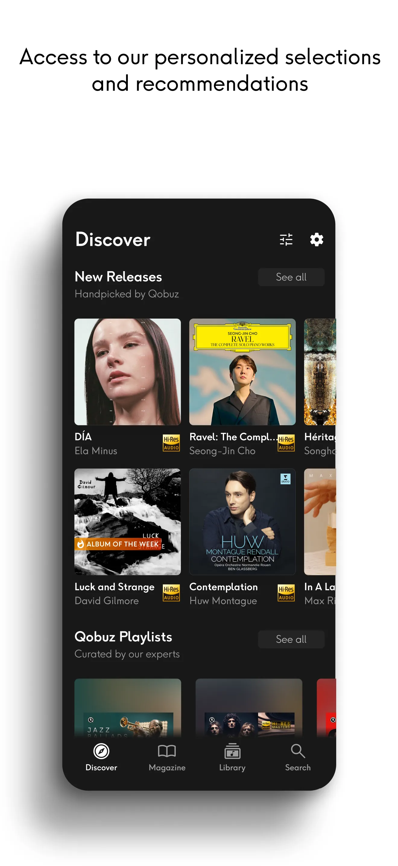 Qobuz: Music & Editorial iphone screenshot 1