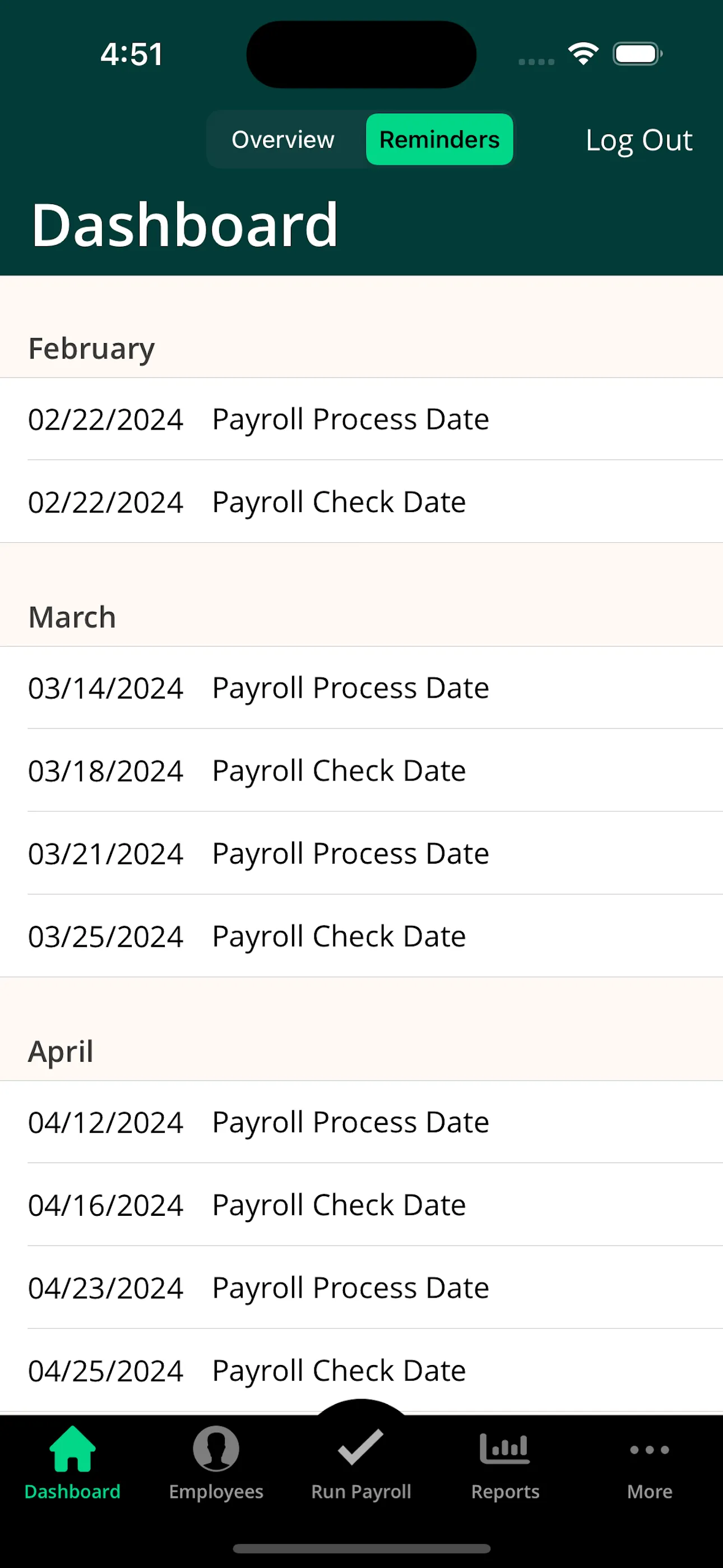 SurePayroll for Employers iphone screenshot 4