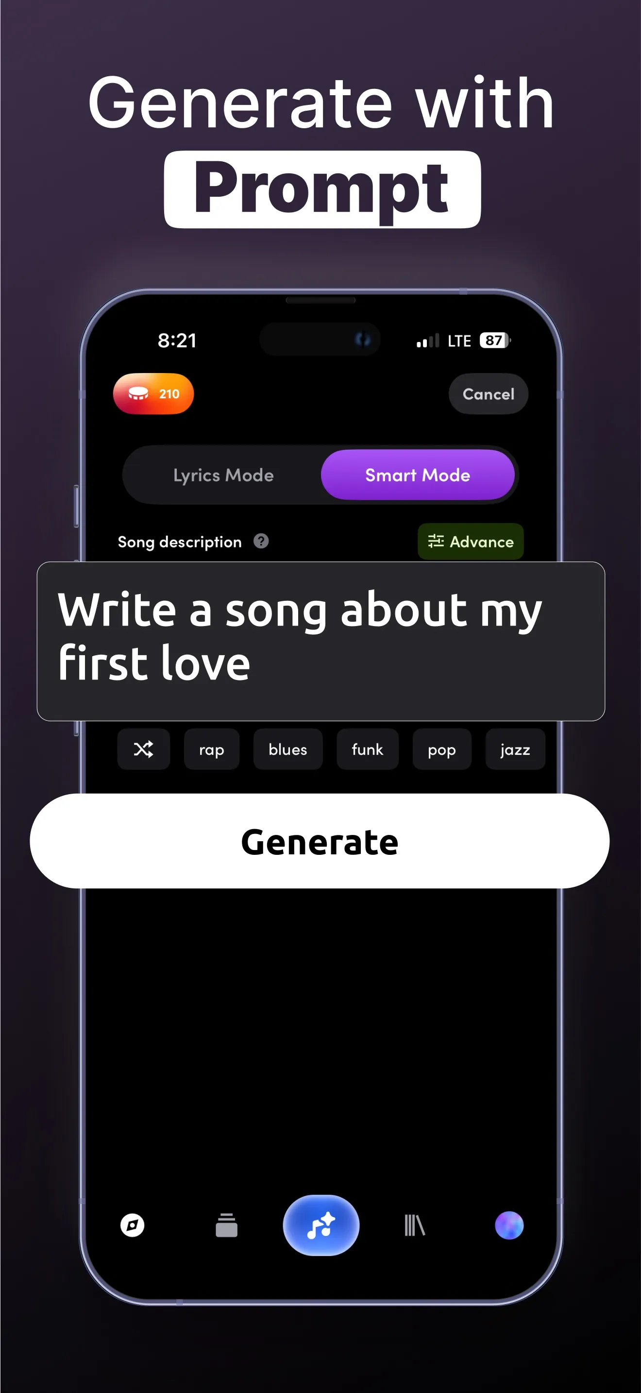 AI Song Generator - Zona iphone screenshot 2