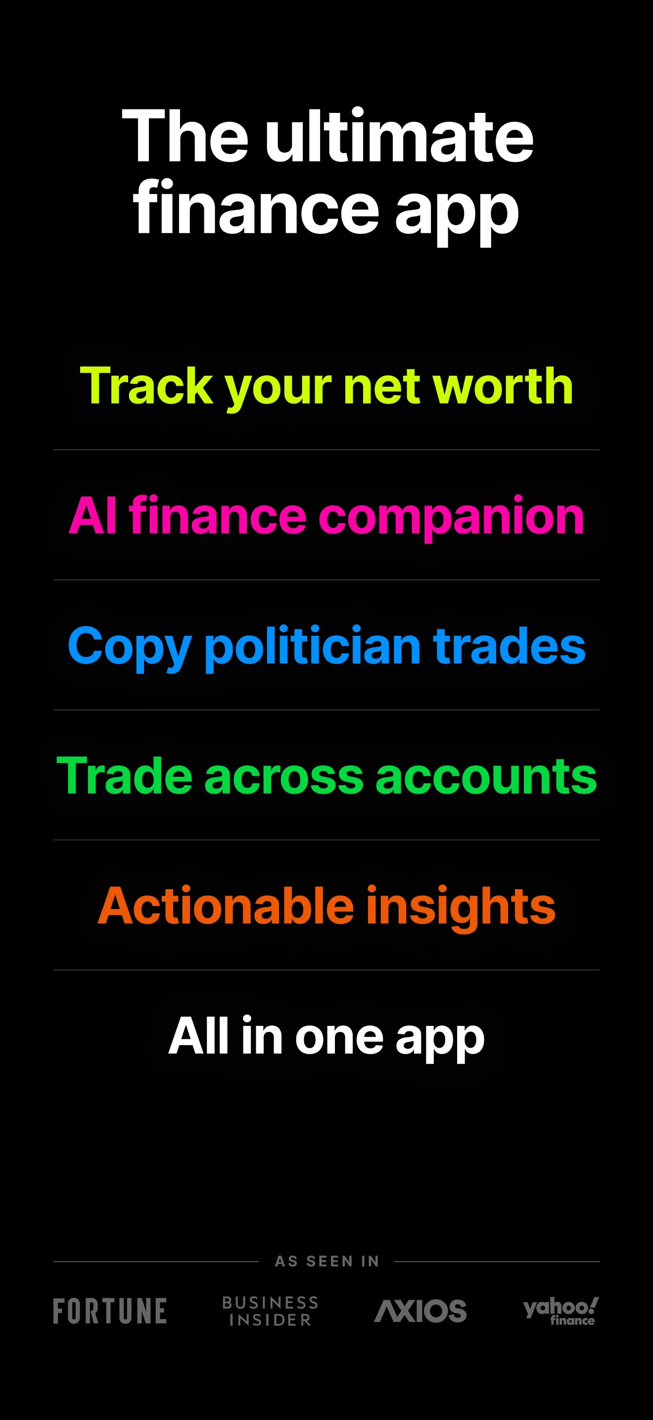 Roi: Track & Grow Net Worth iphone screenshot 1