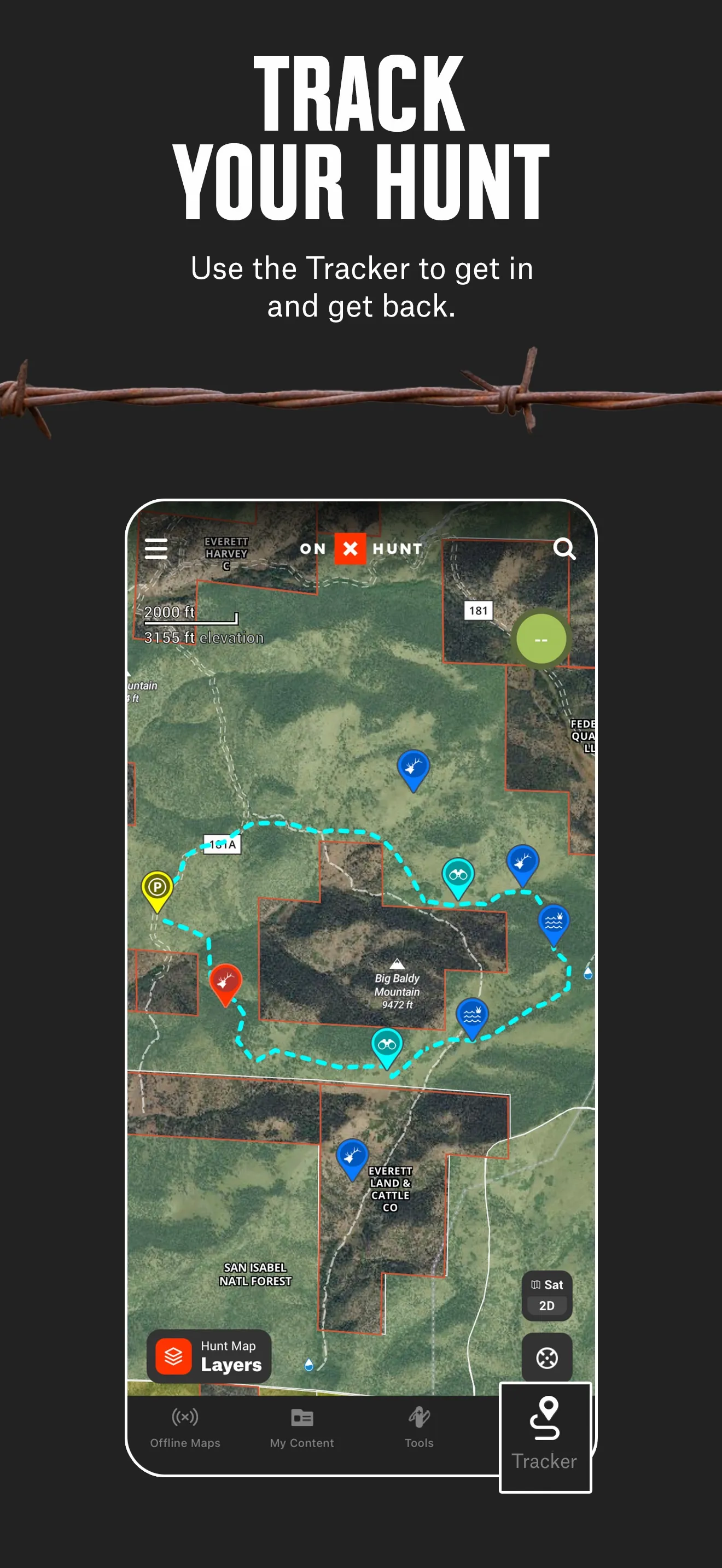 onX Hunt: GPS Hunting Maps iphone screenshot 2