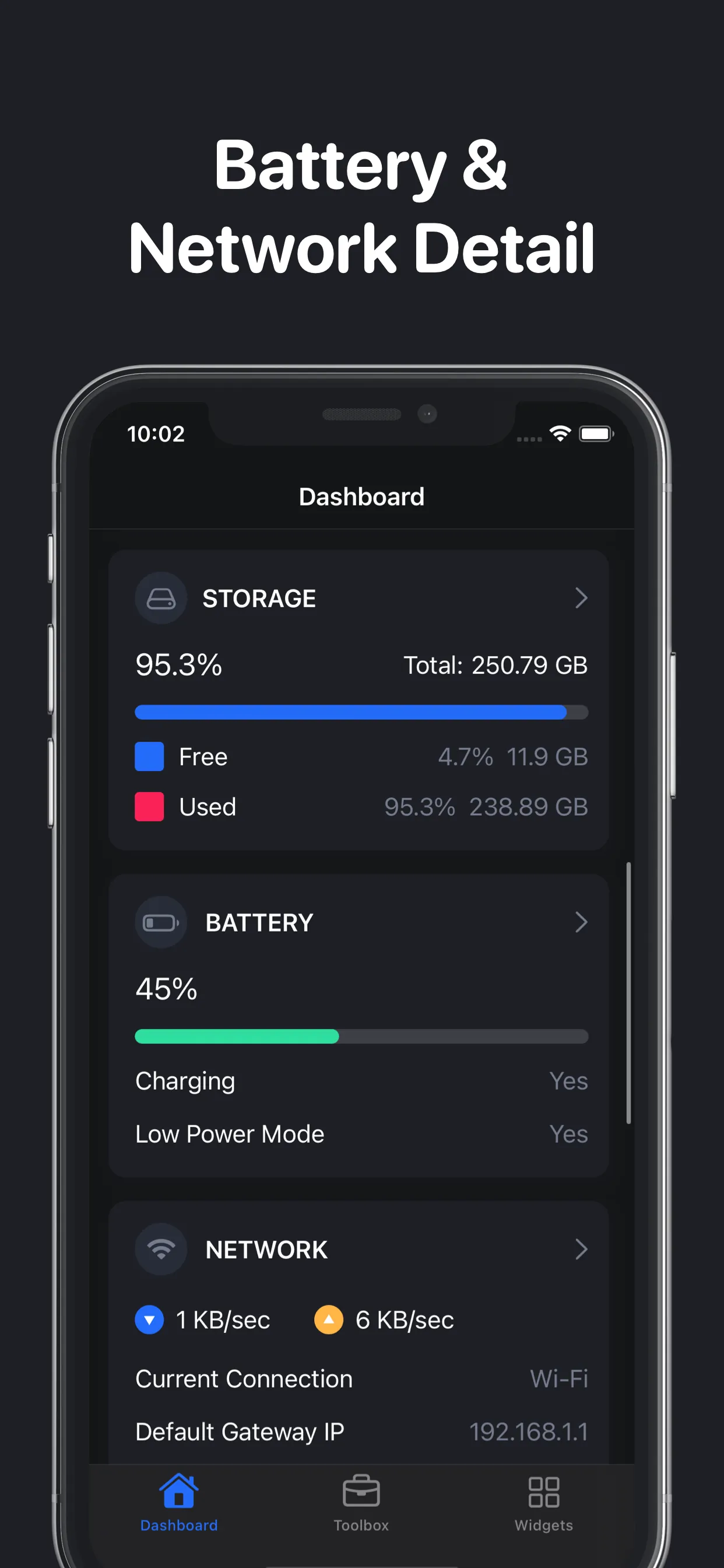CPU Z: Device Monitor x Dasher iphone screenshot 4