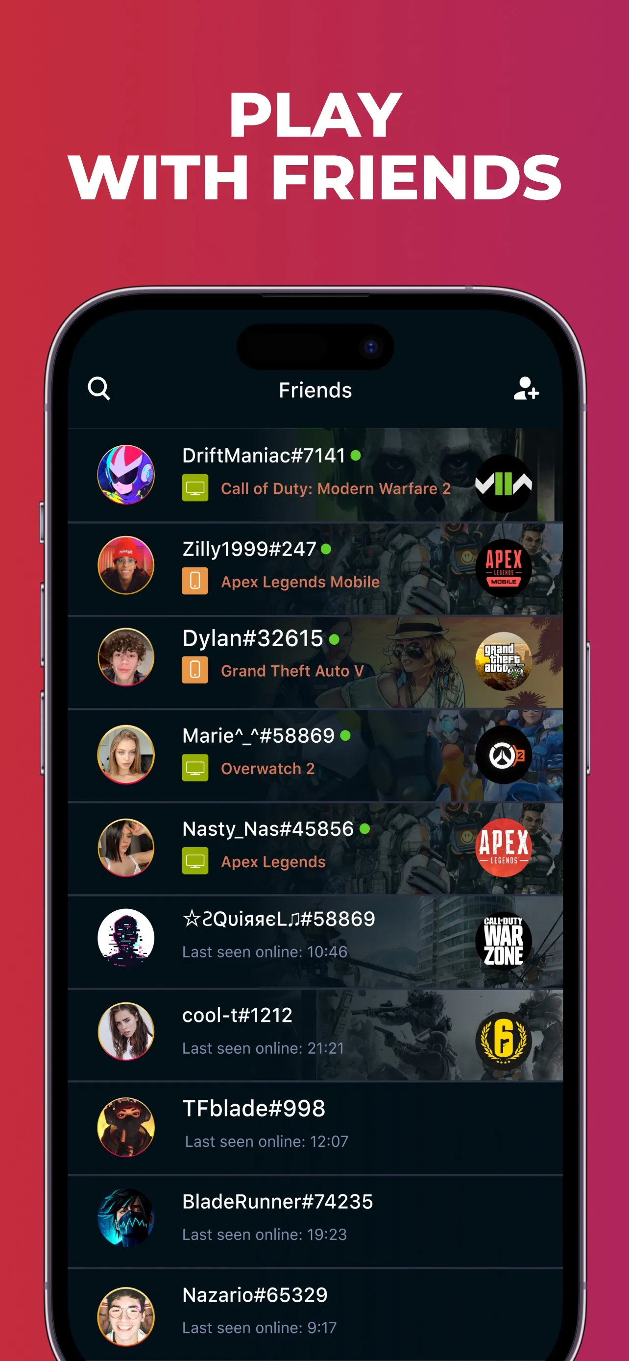 PLINK – Team Up, Chat, Play iphone screenshot 8