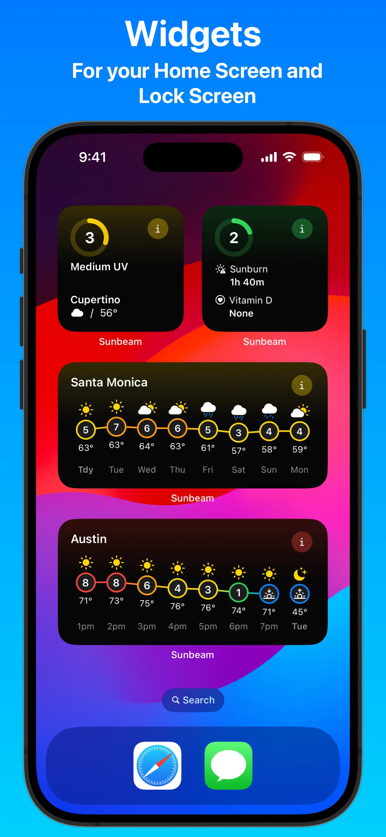 Sunbeam: UV Index iphone screenshot 4