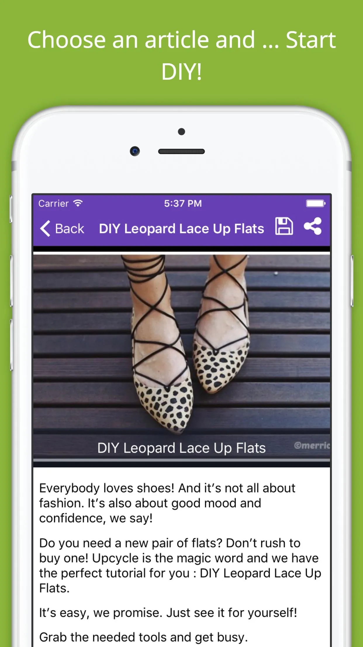 DIY Fashion Project Ideas Free - Handmade crafts iphone screenshot 2