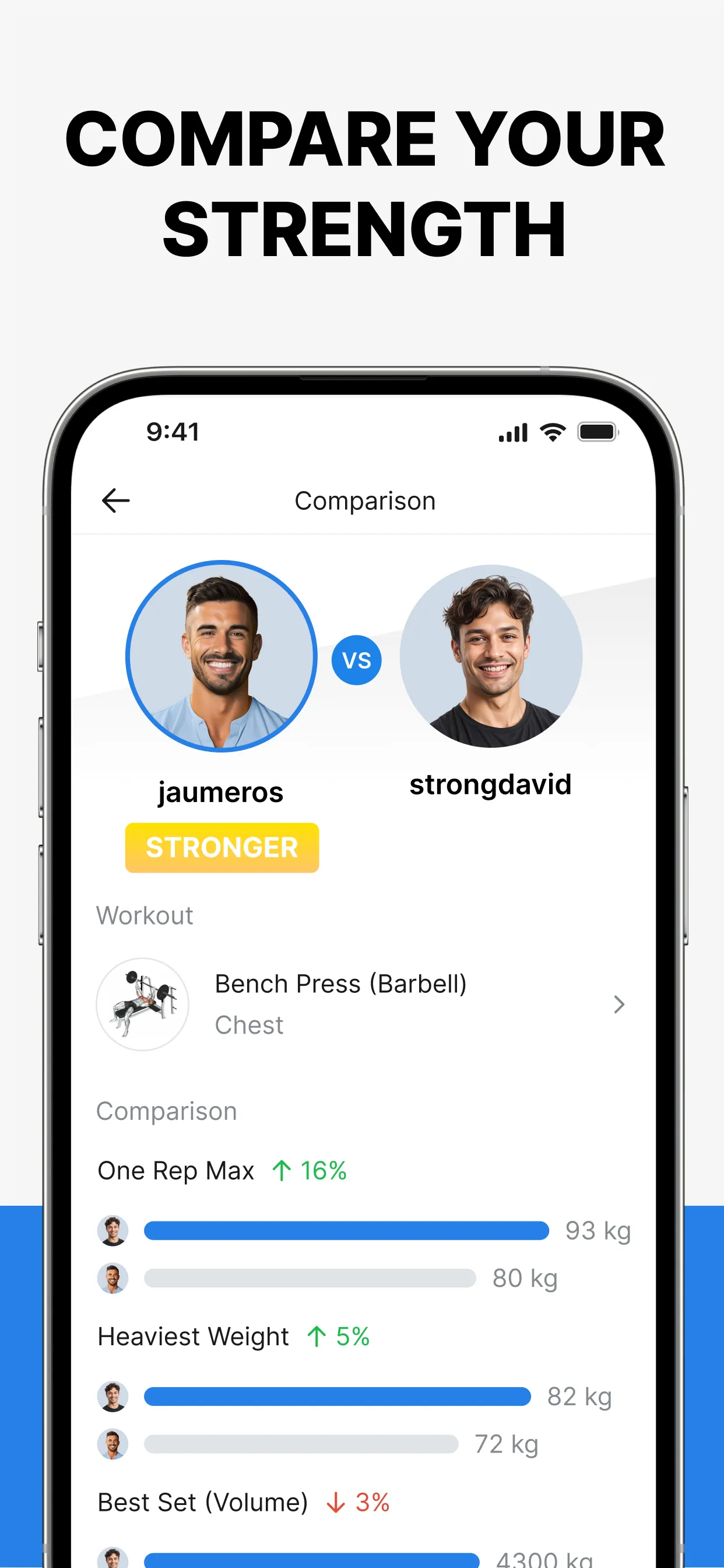 Hevy - Workout Tracker Gym Log iphone screenshot 7