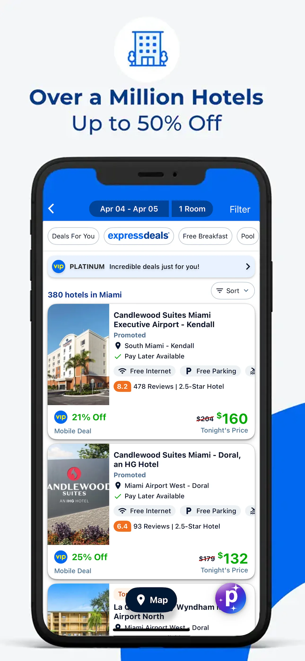 Priceline - Hotel, Car, Flight iphone screenshot 1
