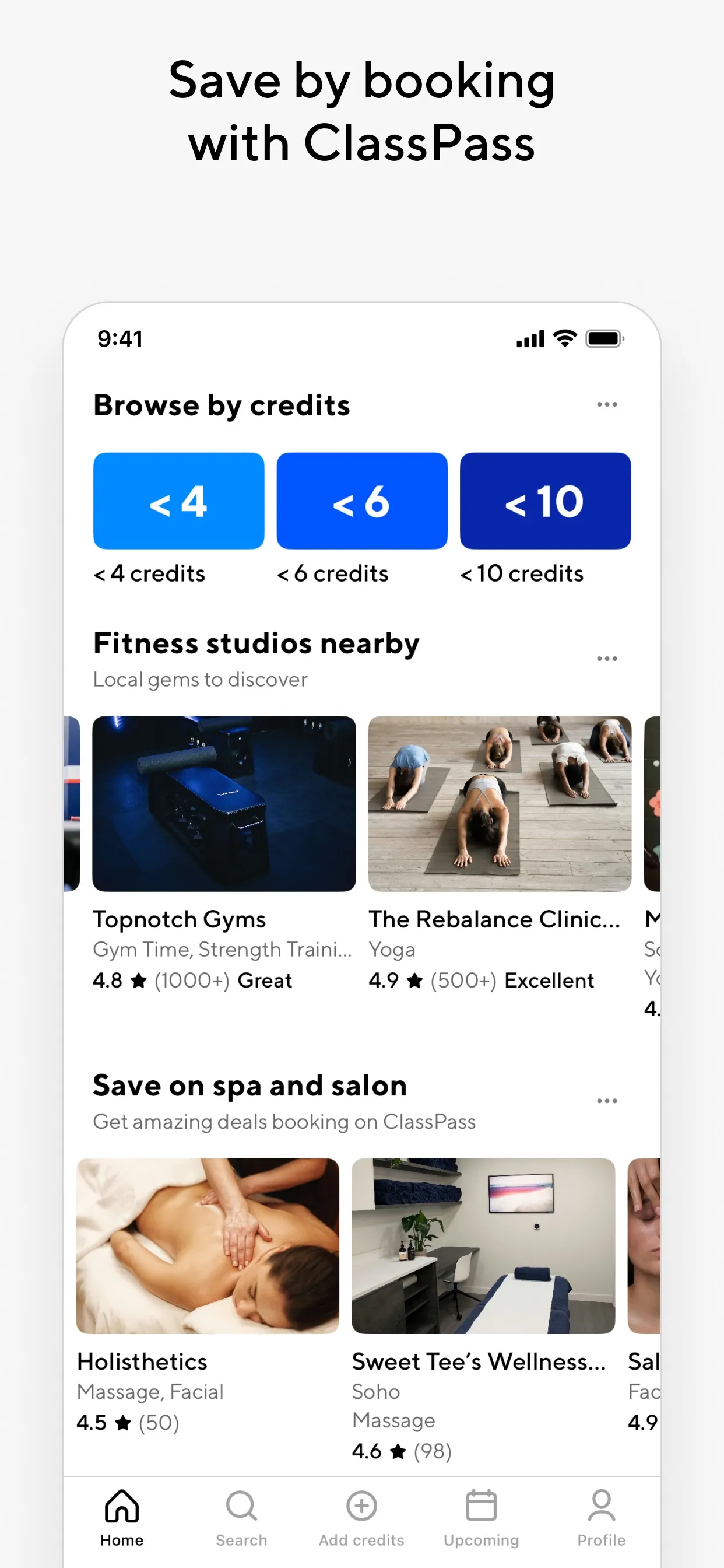 ClassPass: Fitness, Spa, Salon iphone screenshot 7