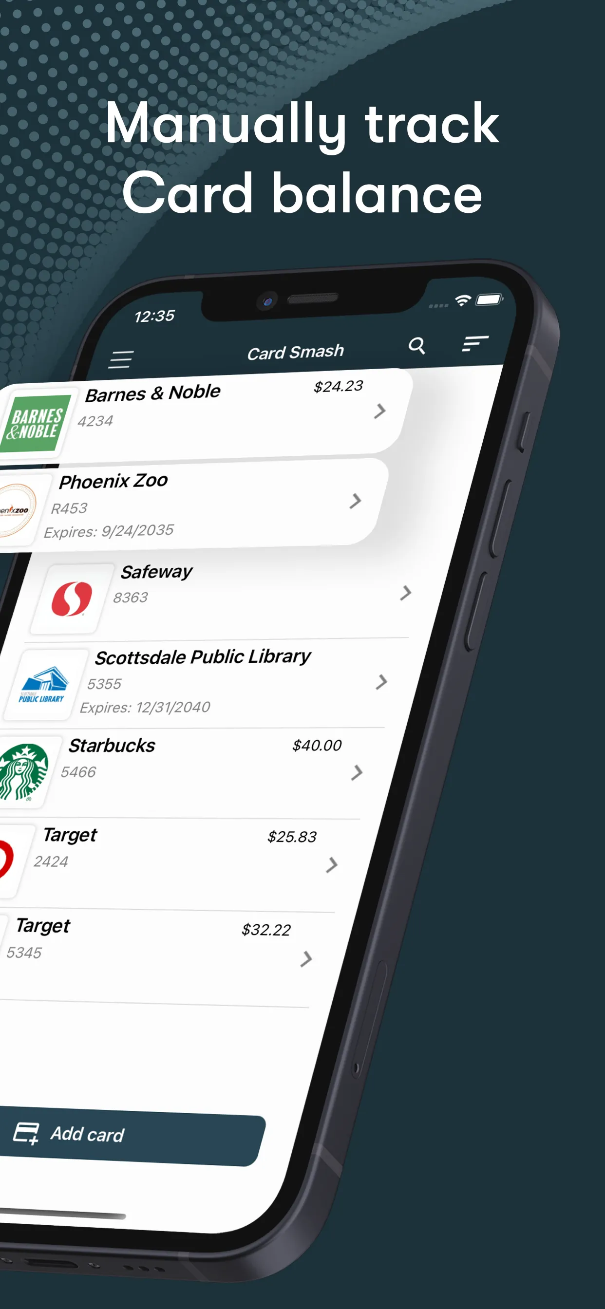 Card Manager: Digital Wallet iphone screenshot 2