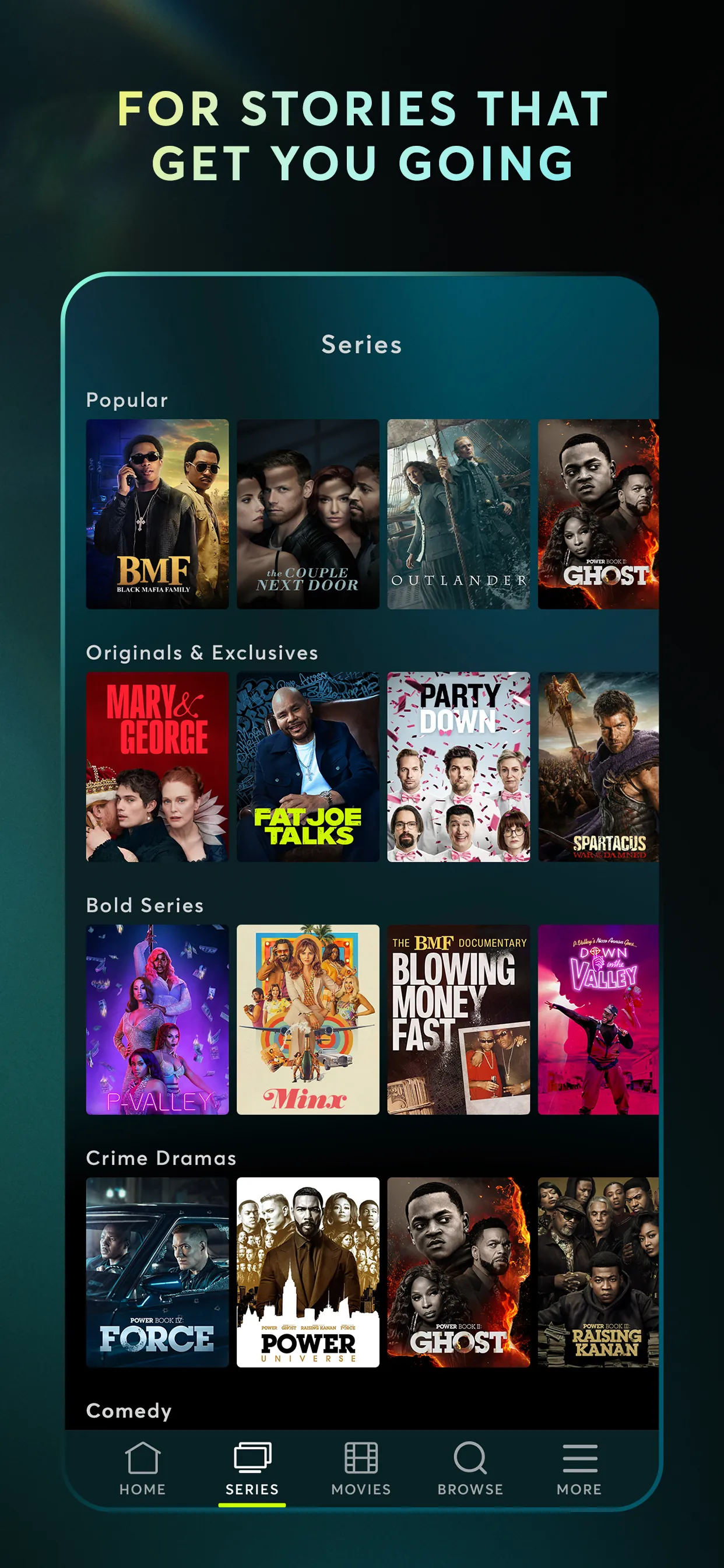 STARZ iphone screenshot 2