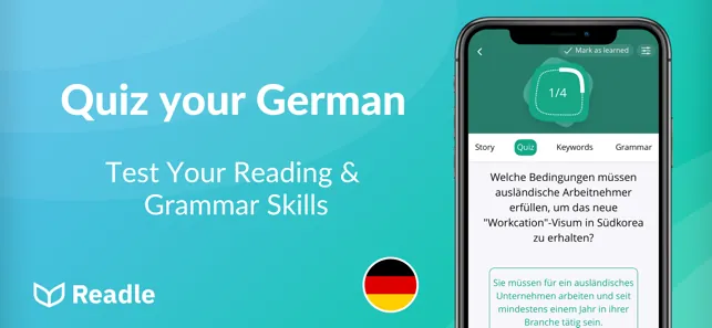 Learn German: News by Readle iphone screenshot 5