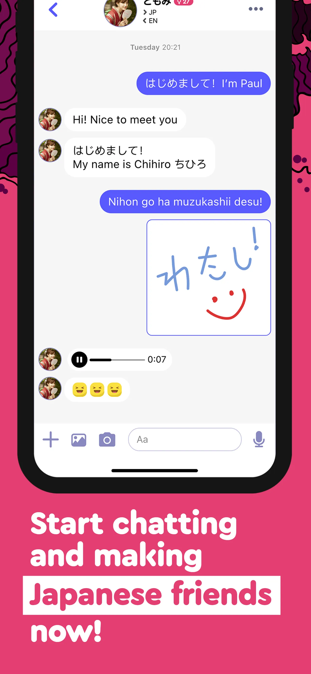 Make Japanese Friends−Langmate iphone screenshot 5
