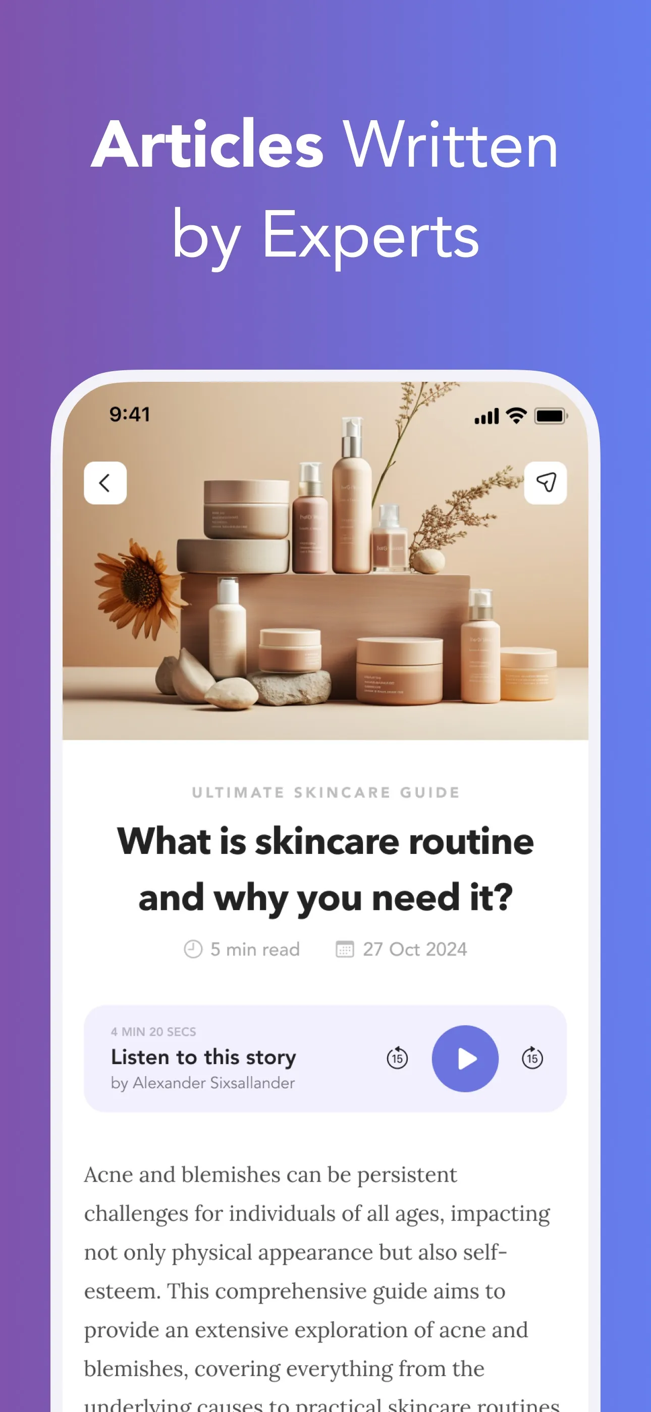 Charm: Skincare Routine 360° iphone screenshot 5
