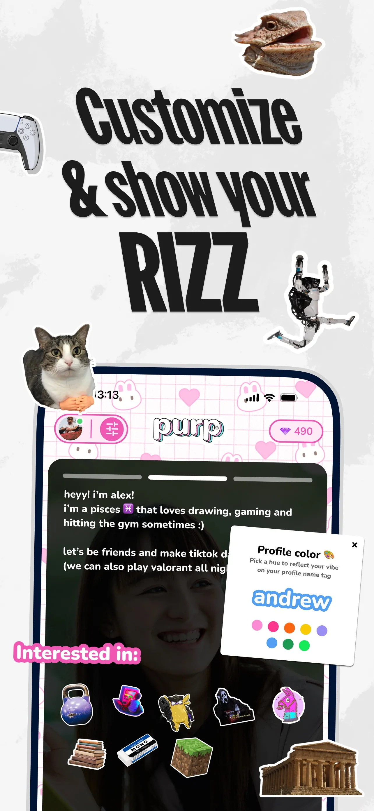 purp - Make new friends iphone screenshot 3