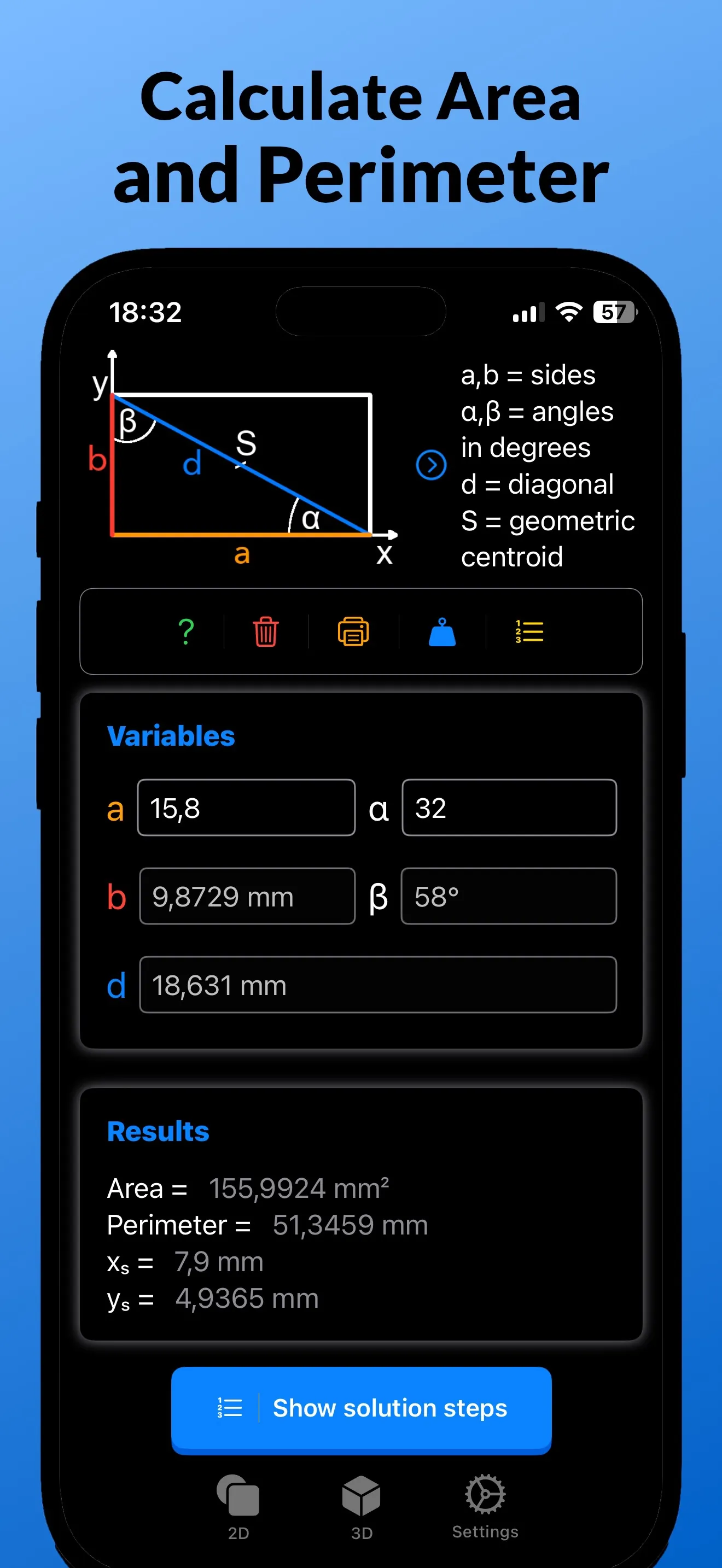 Geometry solver and calculator iphone screenshot 6