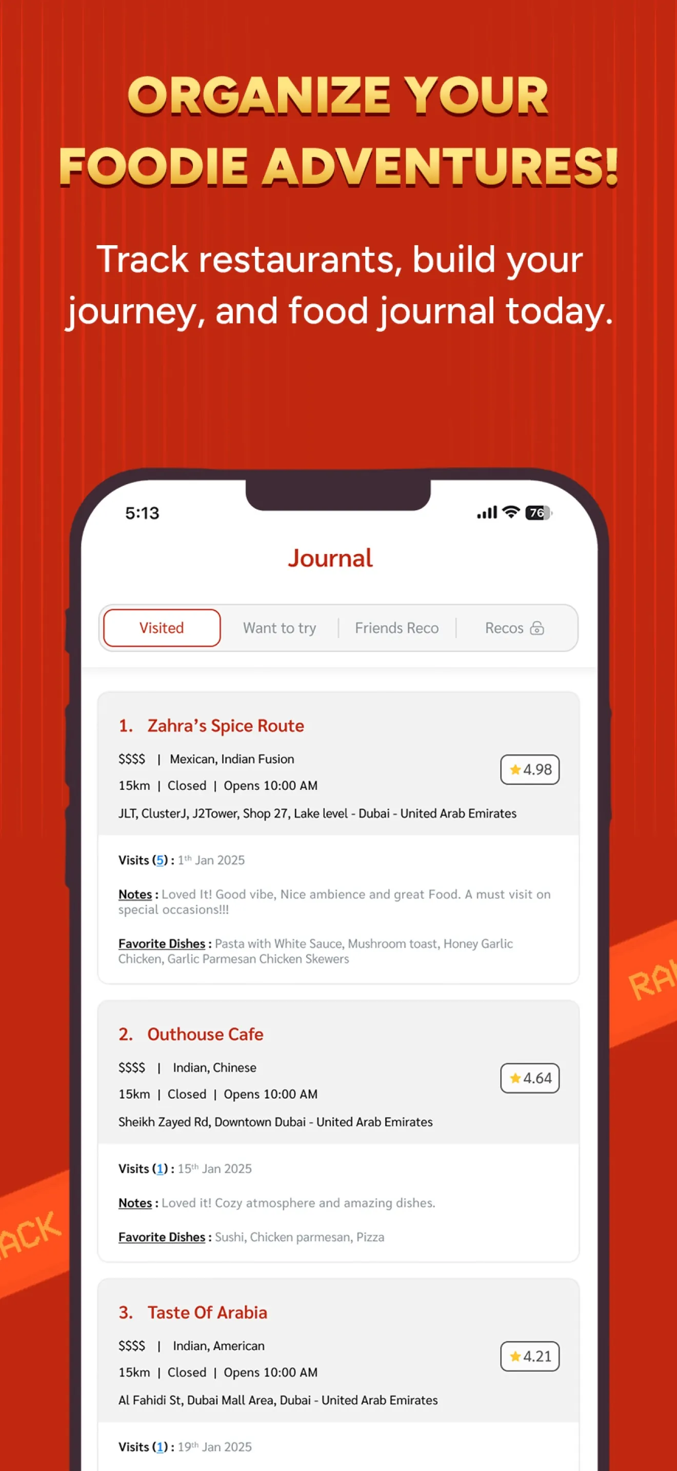 Nukhba Social: Foodie Network iphone screenshot 3