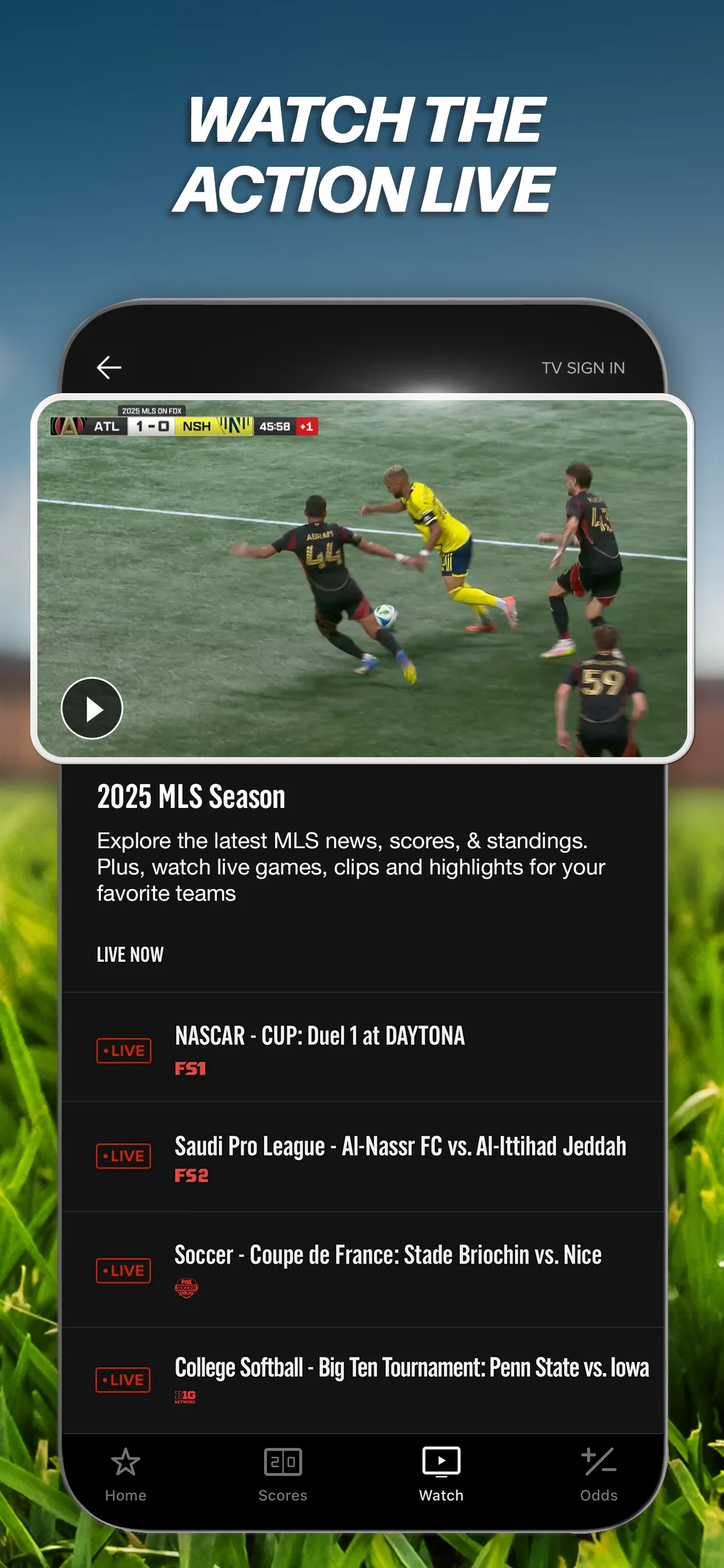 FOX Sports: Watch Live Games iphone screenshot 4