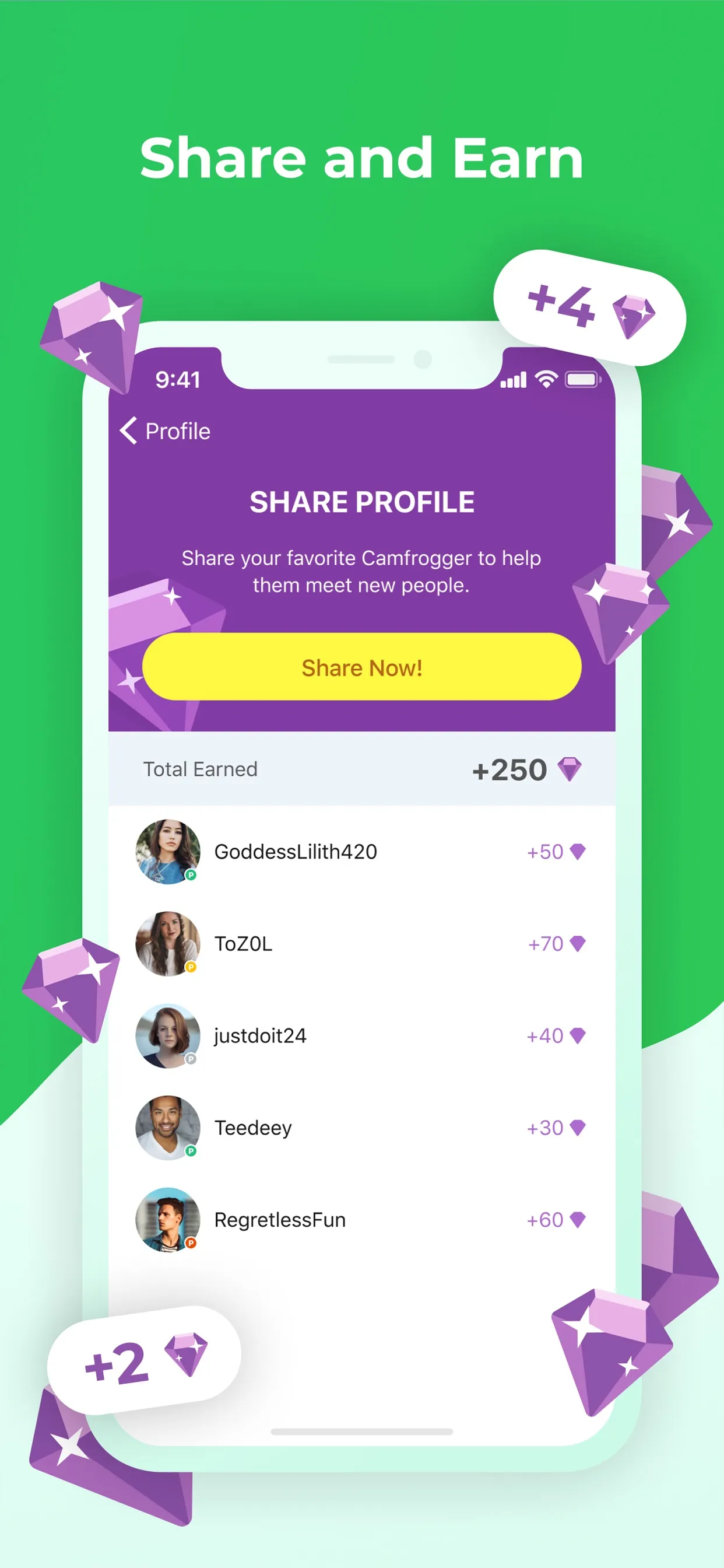 Camfrog: Live Cam Video Chat iphone screenshot 5