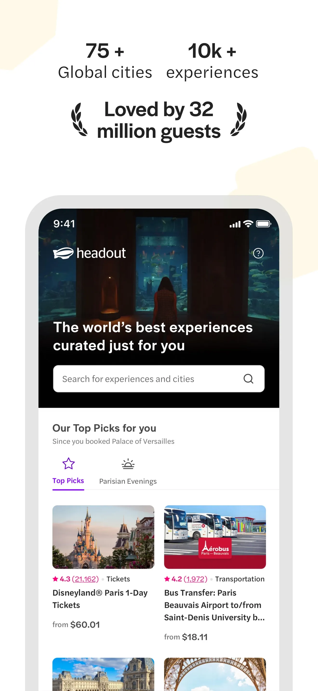 Headout: Travel Experiences iphone screenshot 2