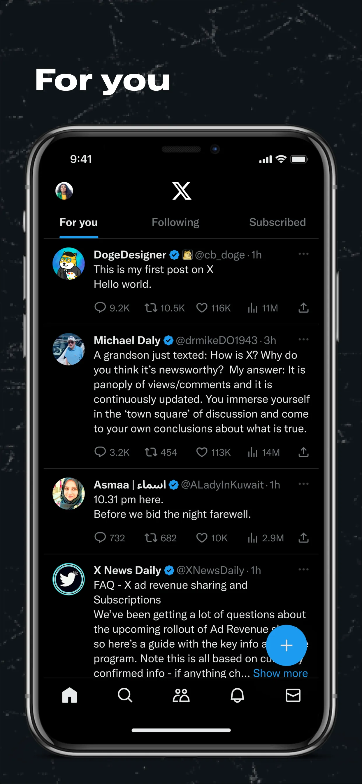 X iphone screenshot 1