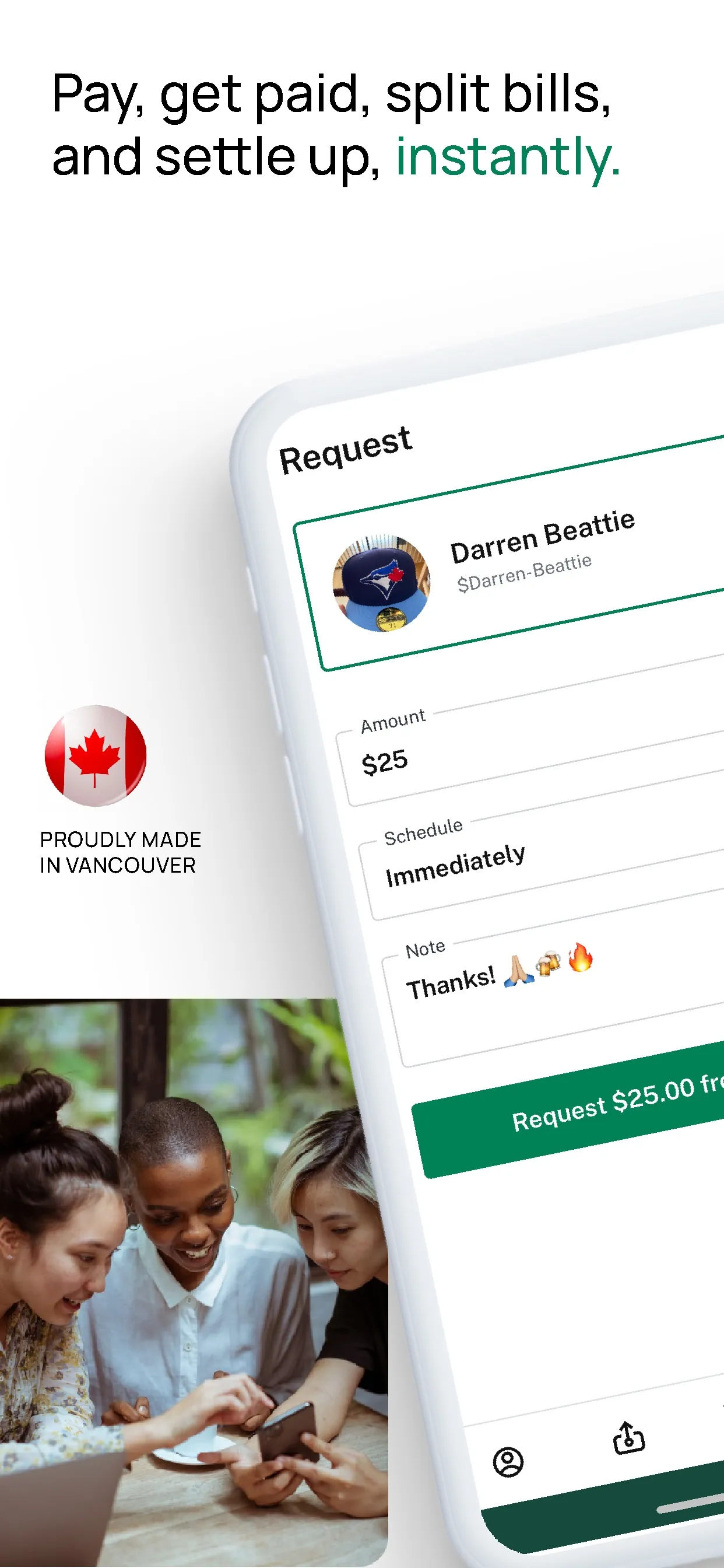 Verto - Pay and Get Paid iphone screenshot 1