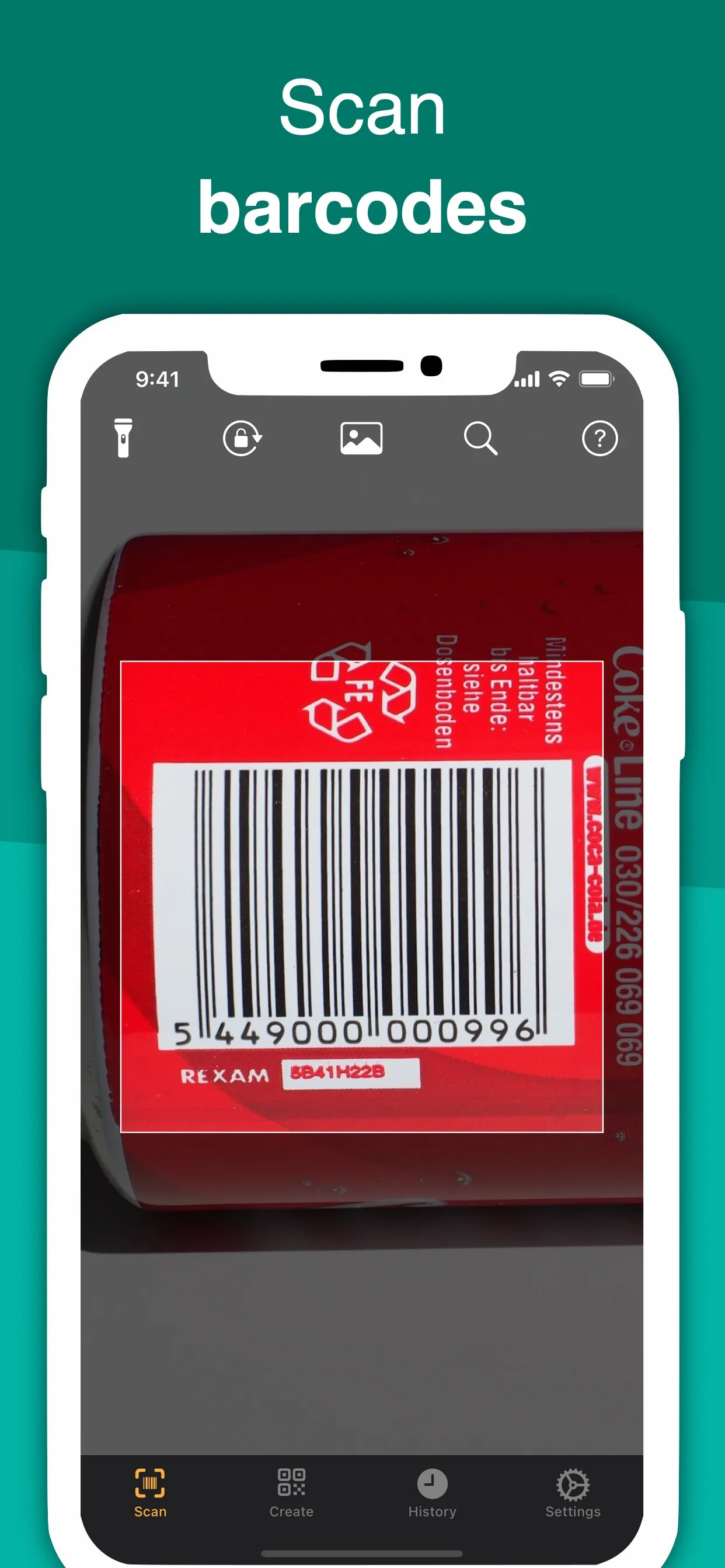 QR Code & Barcode Scanner ・ iphone screenshot 2