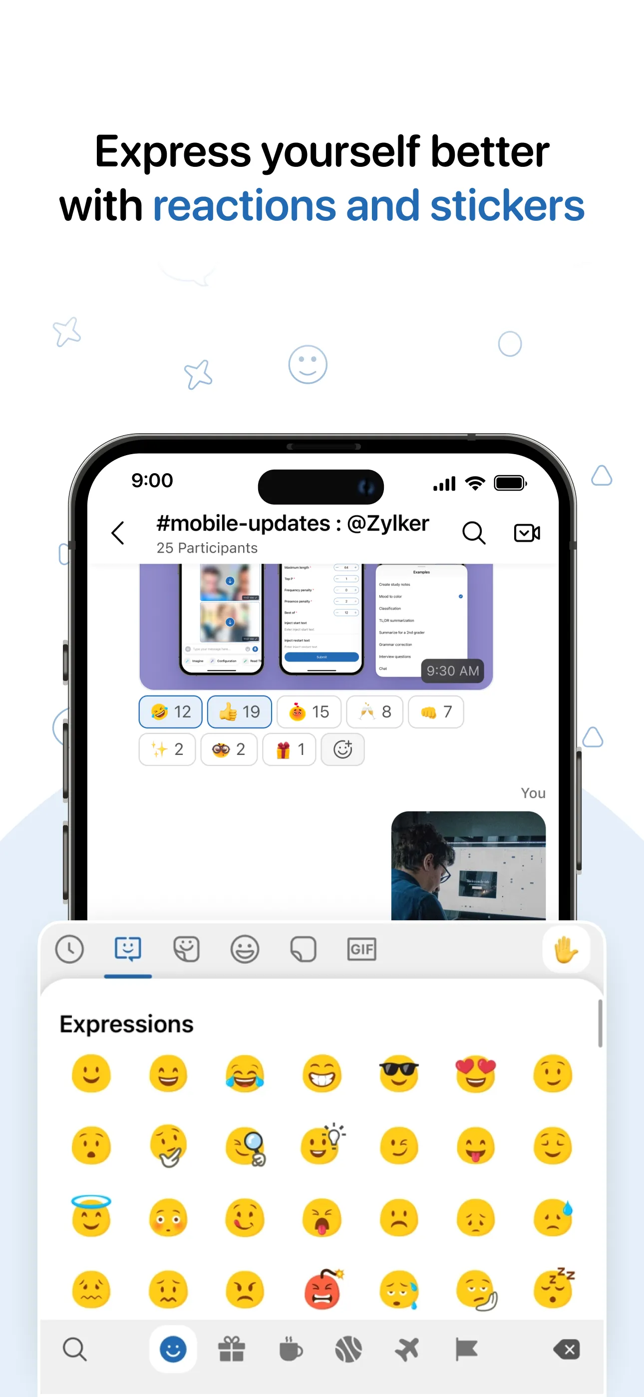 Zoho Cliq - Team Communication iphone screenshot 2