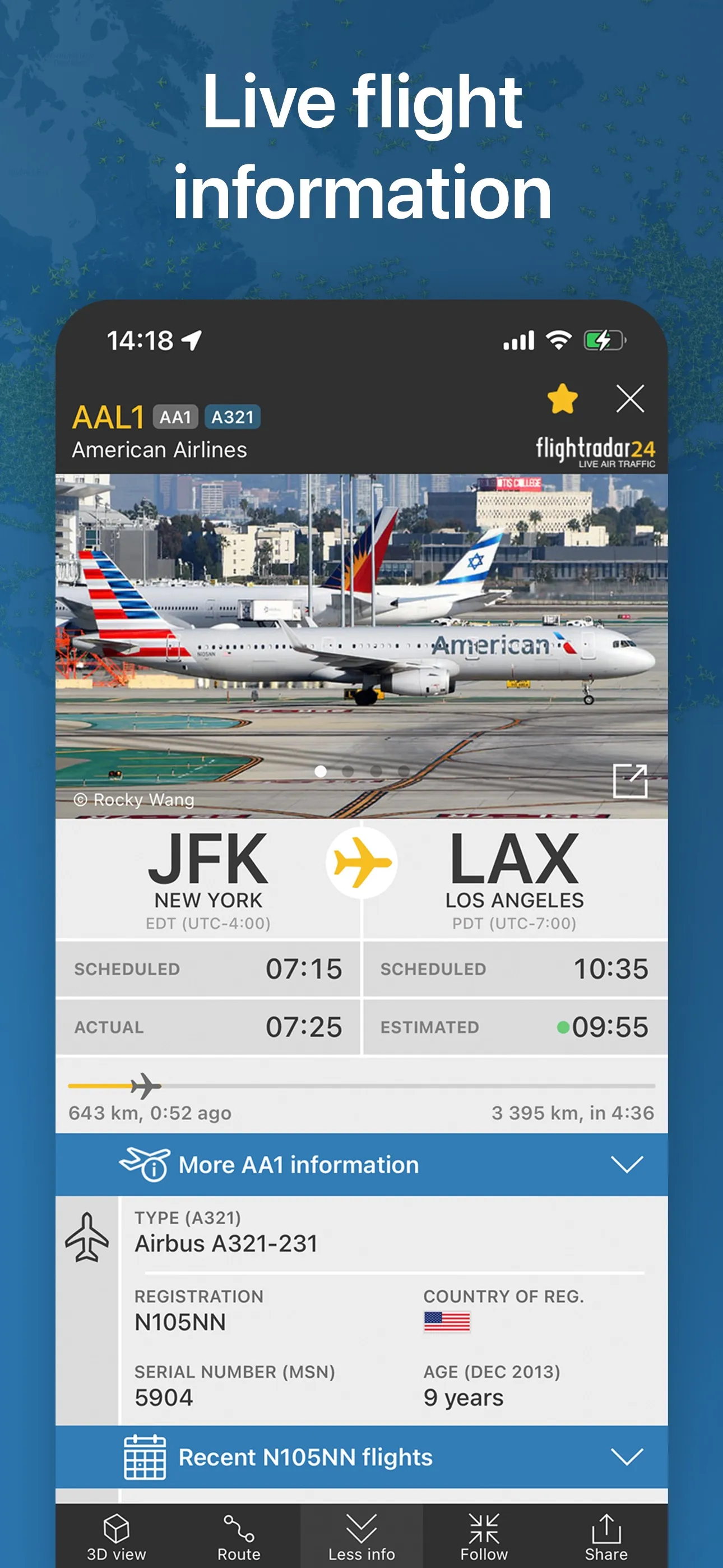 Flightradar24 | Flight Tracker iphone screenshot 3