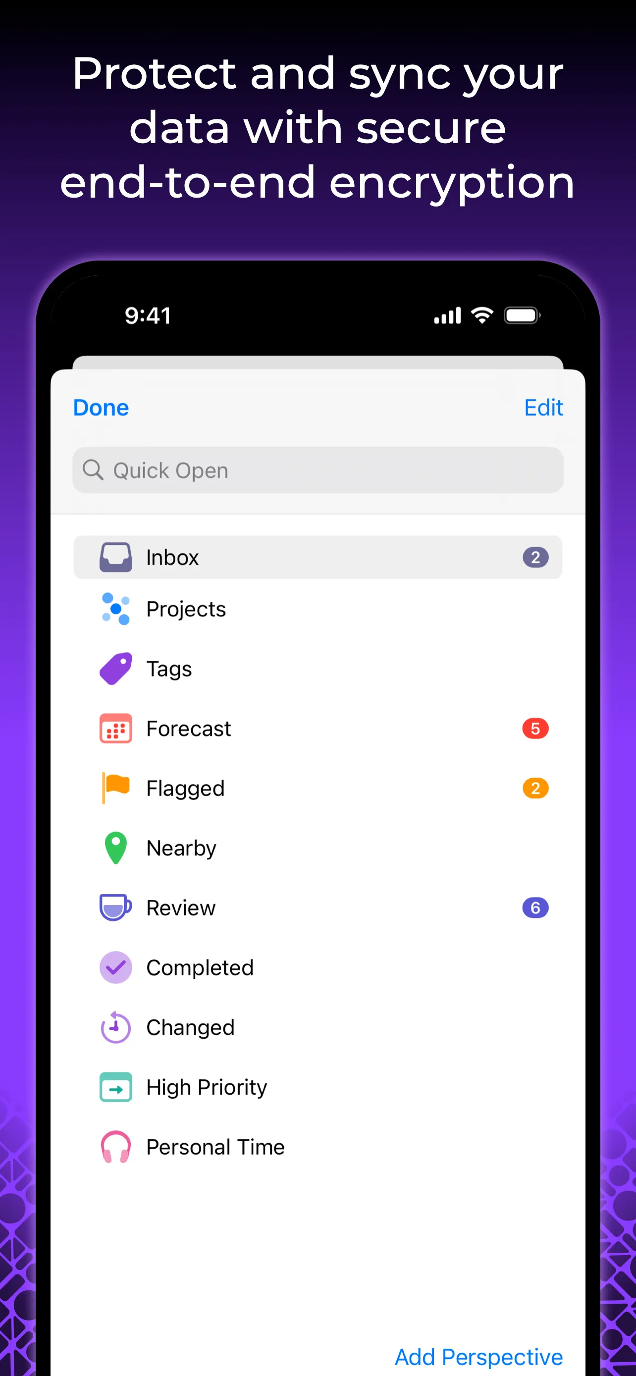 OmniFocus 4 iphone screenshot 9