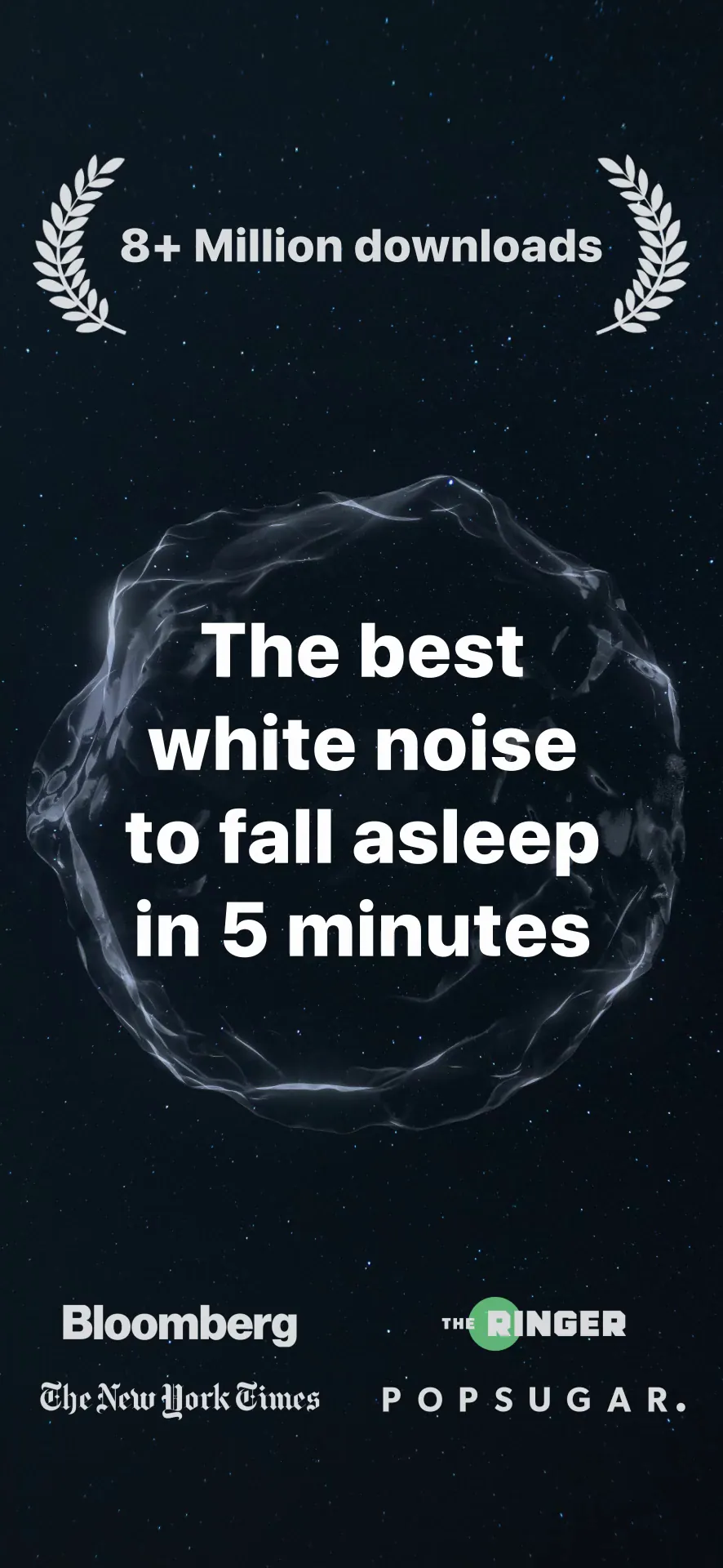 White Noise Deep Sleep Sounds iphone screenshot 1