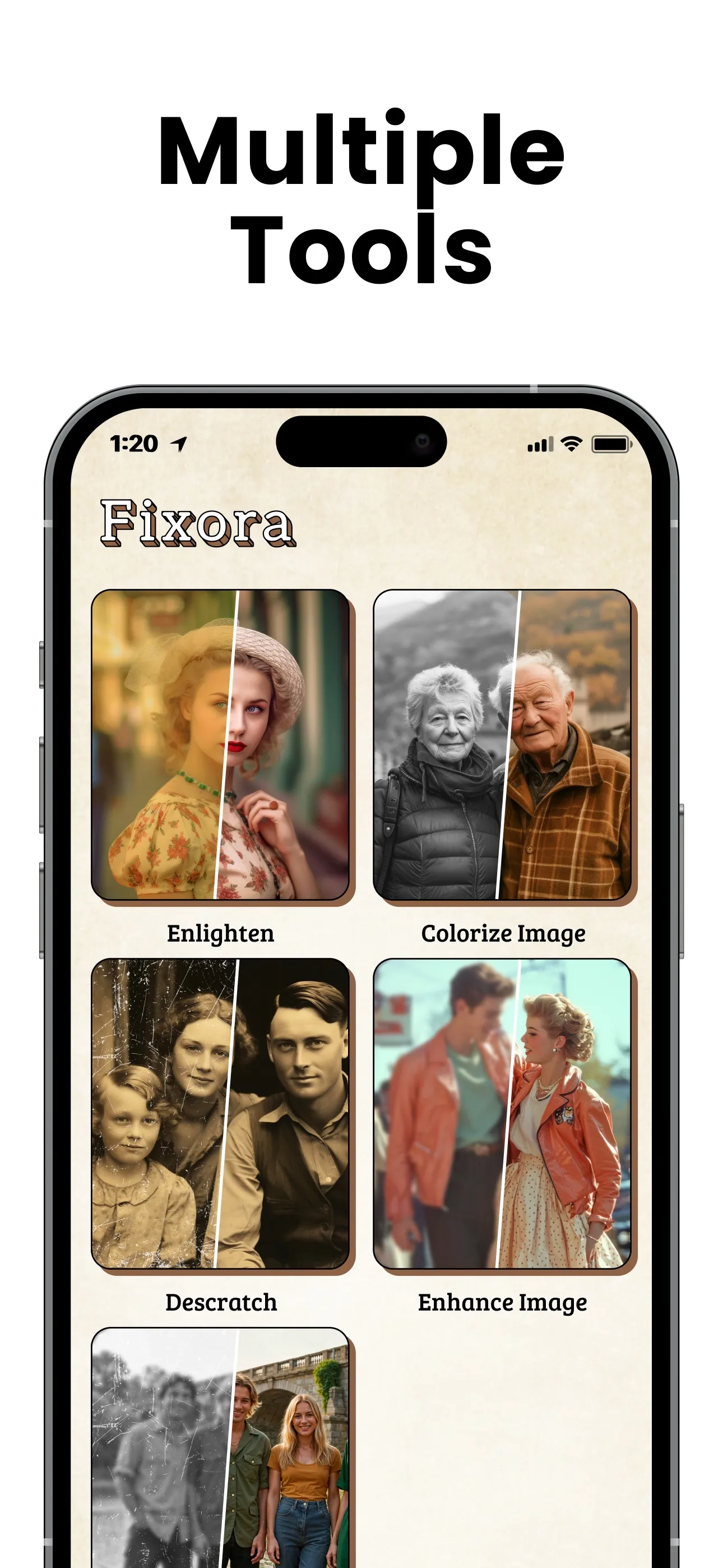 Restore Old Photos - Fixora AI iphone screenshot 8